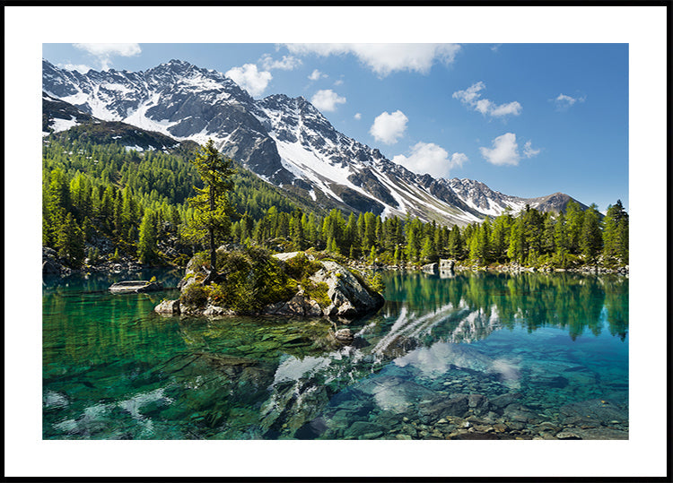 Green Mountain Lake Plakat - Posterbox