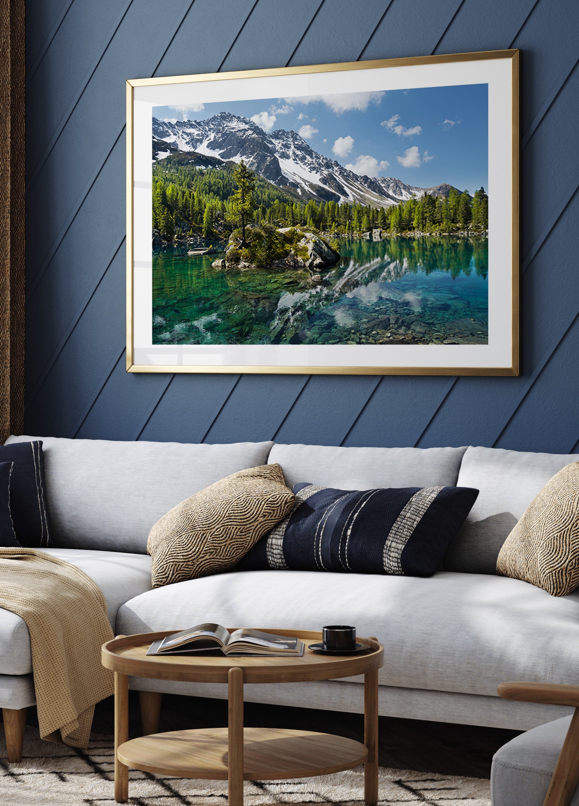 Green Mountain Lake Plakat - Posterbox