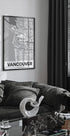 Vancouver White Plakat - Posterbox