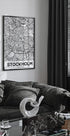 Stockholm White Plakat - Posterbox