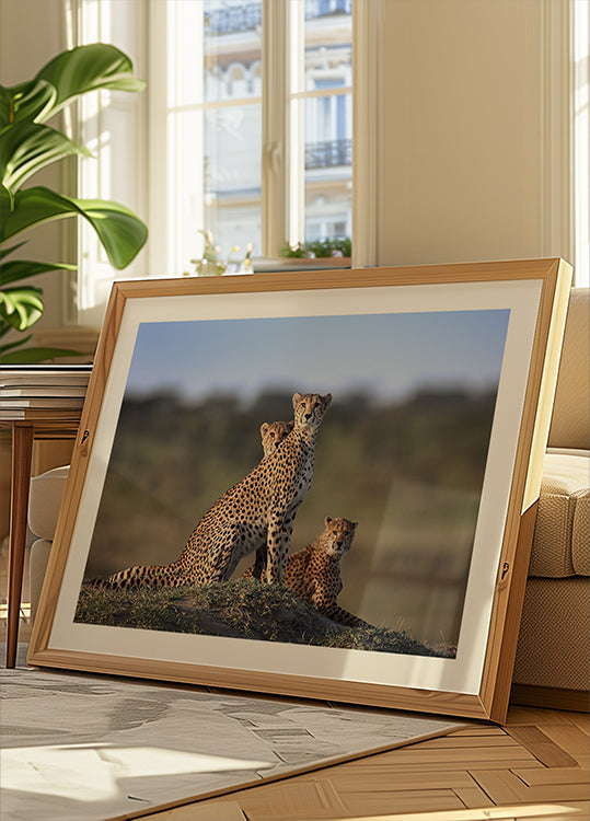 Cheetahs Family Plakat - Posterbox