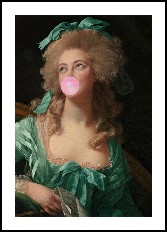 Madame Bubble-Gum Plakat - Posterbox
