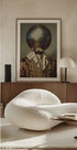 DiscoHead King  / Altered Collage Art Plakat - Posterbox