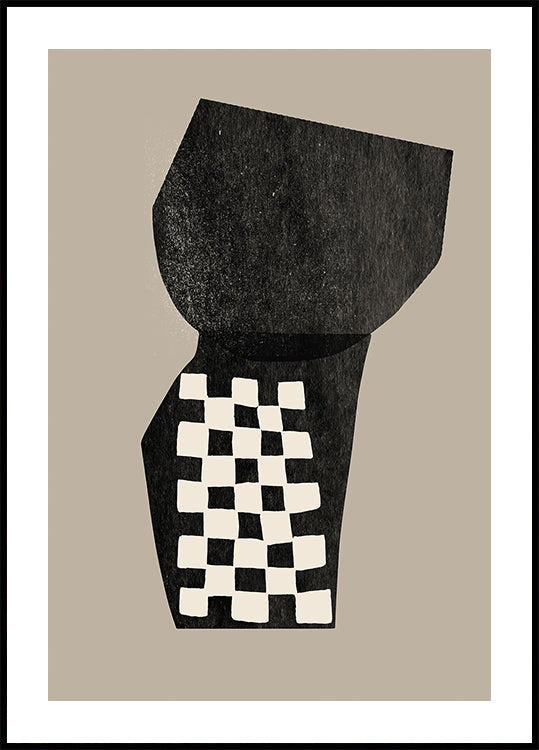 Checkered Abstraction - Posterbox