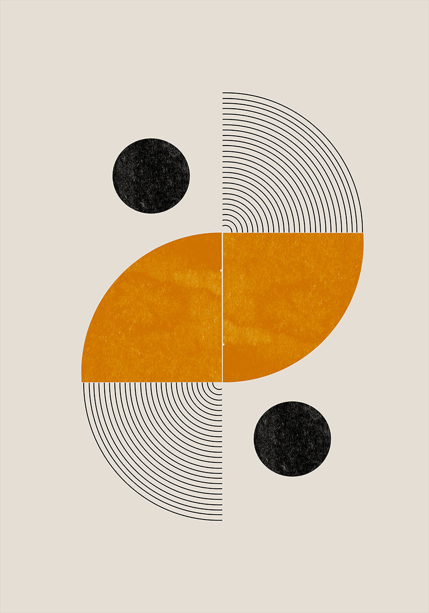 Geometric Harmony Plakat - Posterbox