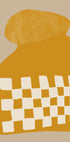 Golden Checkered Form - Posterbox