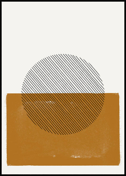 Striped Horizon Plakat - Posterbox