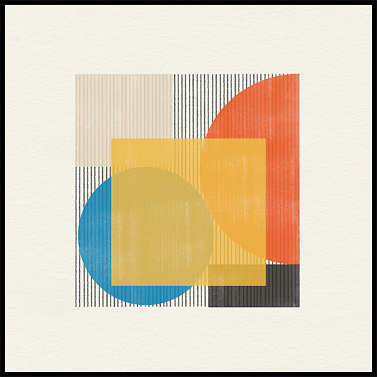 Geometric Harmony Plakat - Posterbox