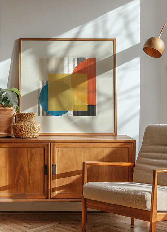 Geometric Harmony Plakat - Posterbox