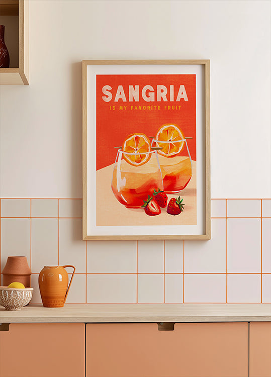 Sangria Plakat - Posterbox