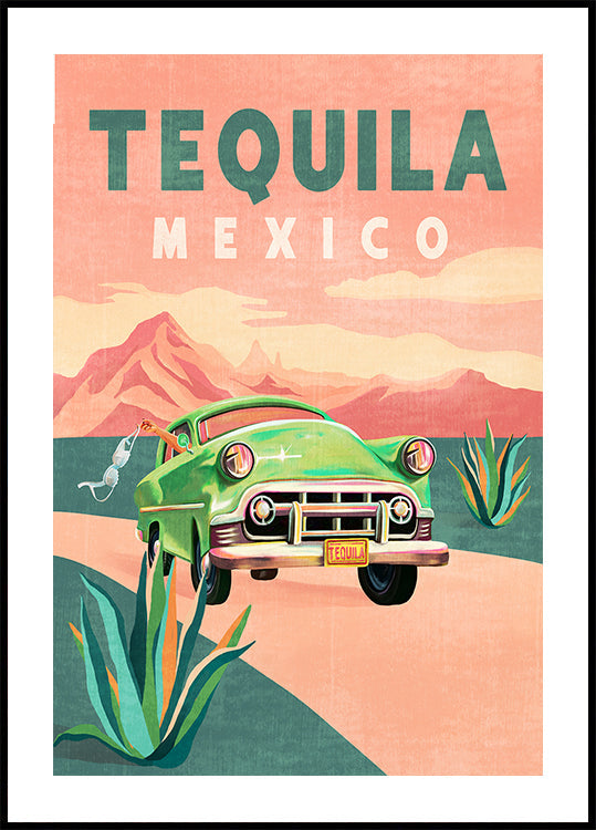 Tequila Mexico Plakat - Posterbox