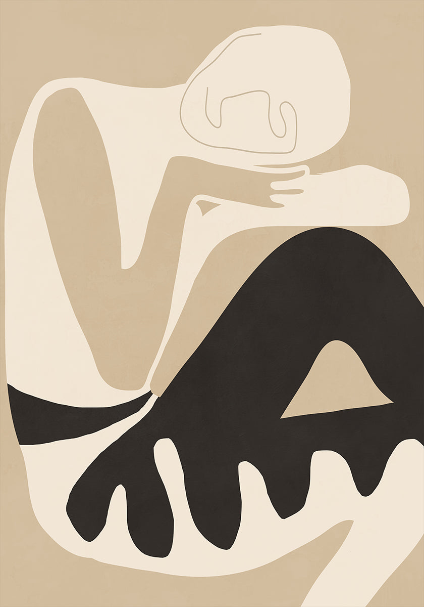 Abstract Art Figure 3 Plakat - Posterbox