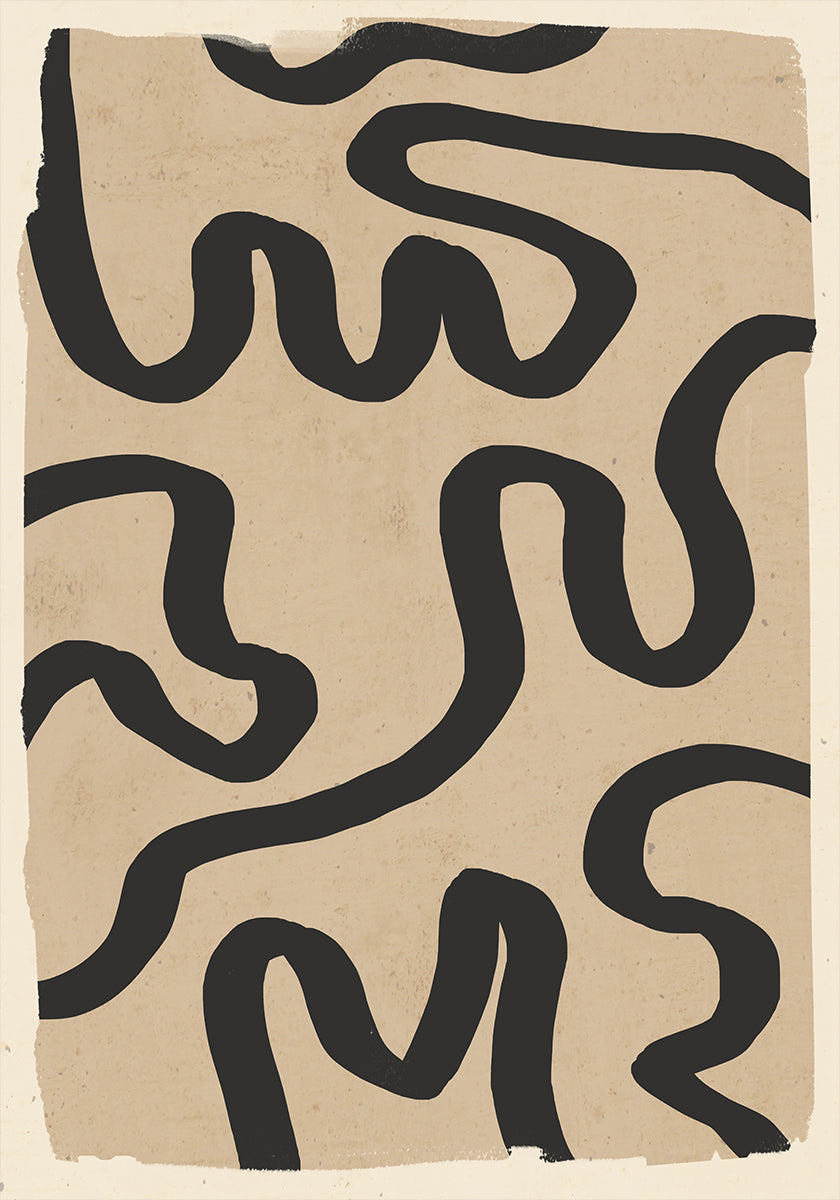 Abstract Line Art 173 Plakat - Posterbox