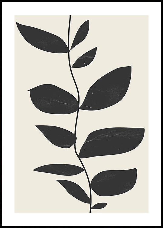 Minimal Plant Plakat - Posterbox