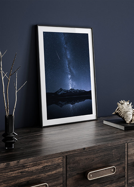 Galaxies Reflection Plakat - Posterbox