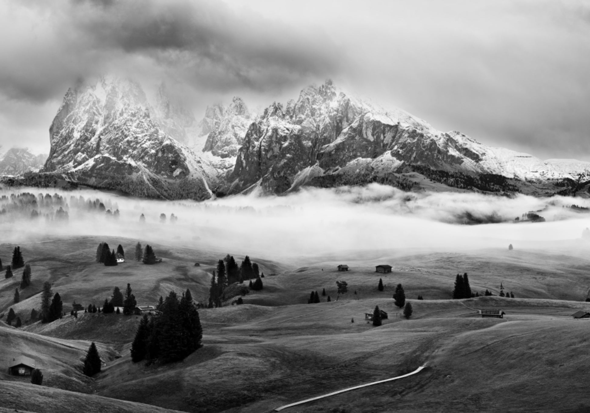 Majestätischer Bergnebel