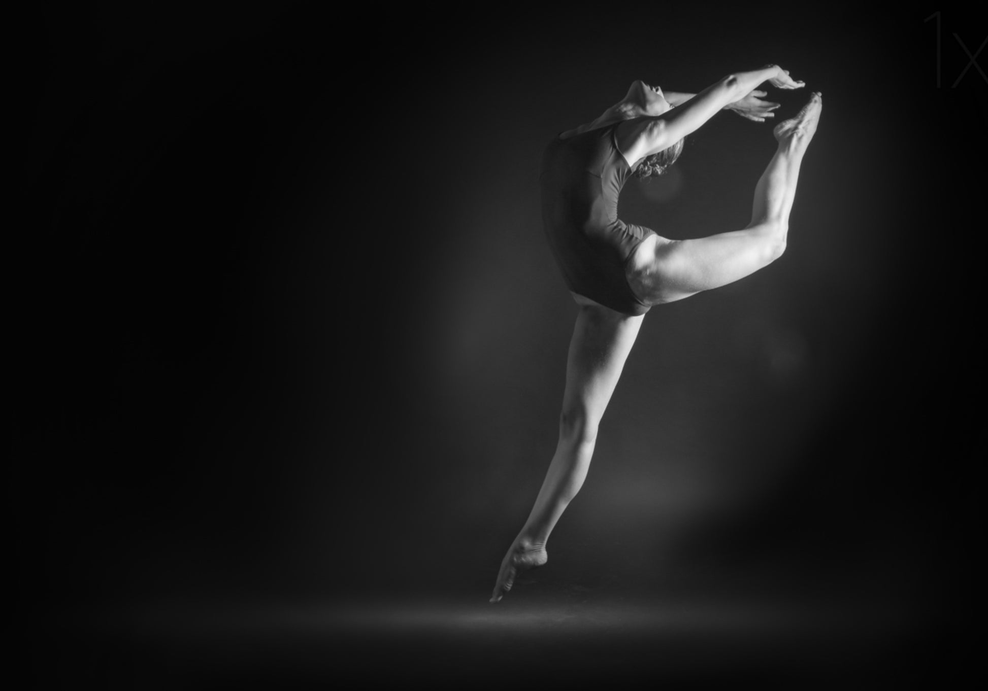 Anmutige Ballettpose