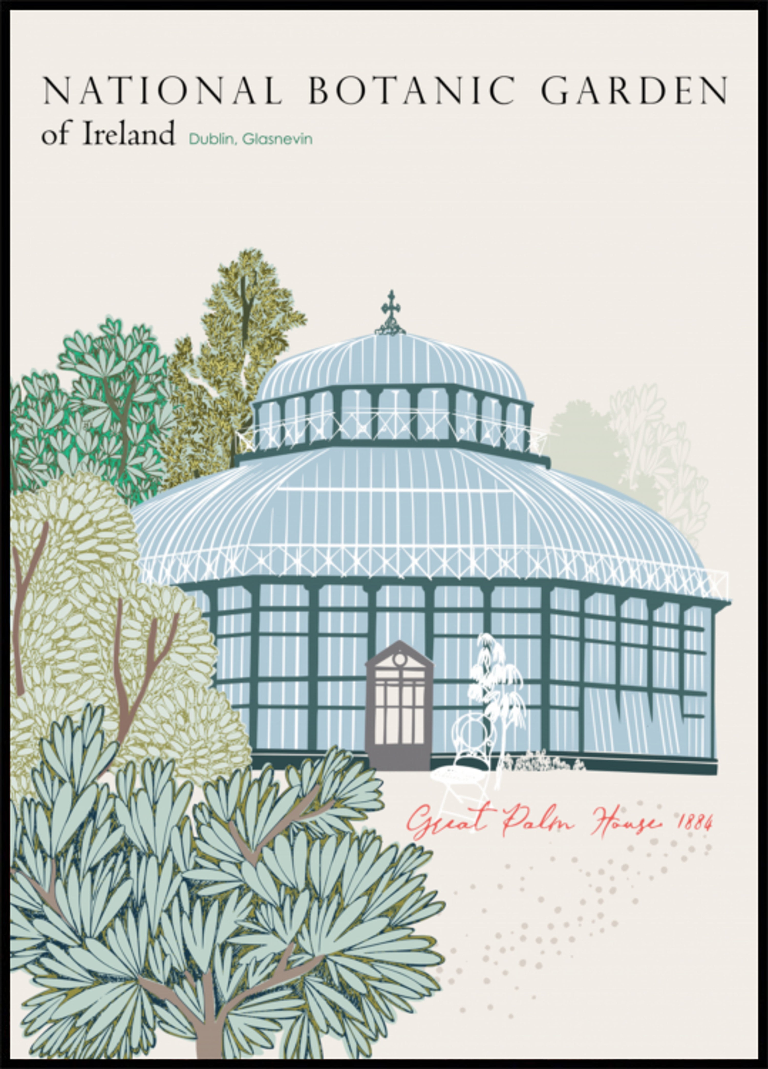 Toller Palmenhausgarten