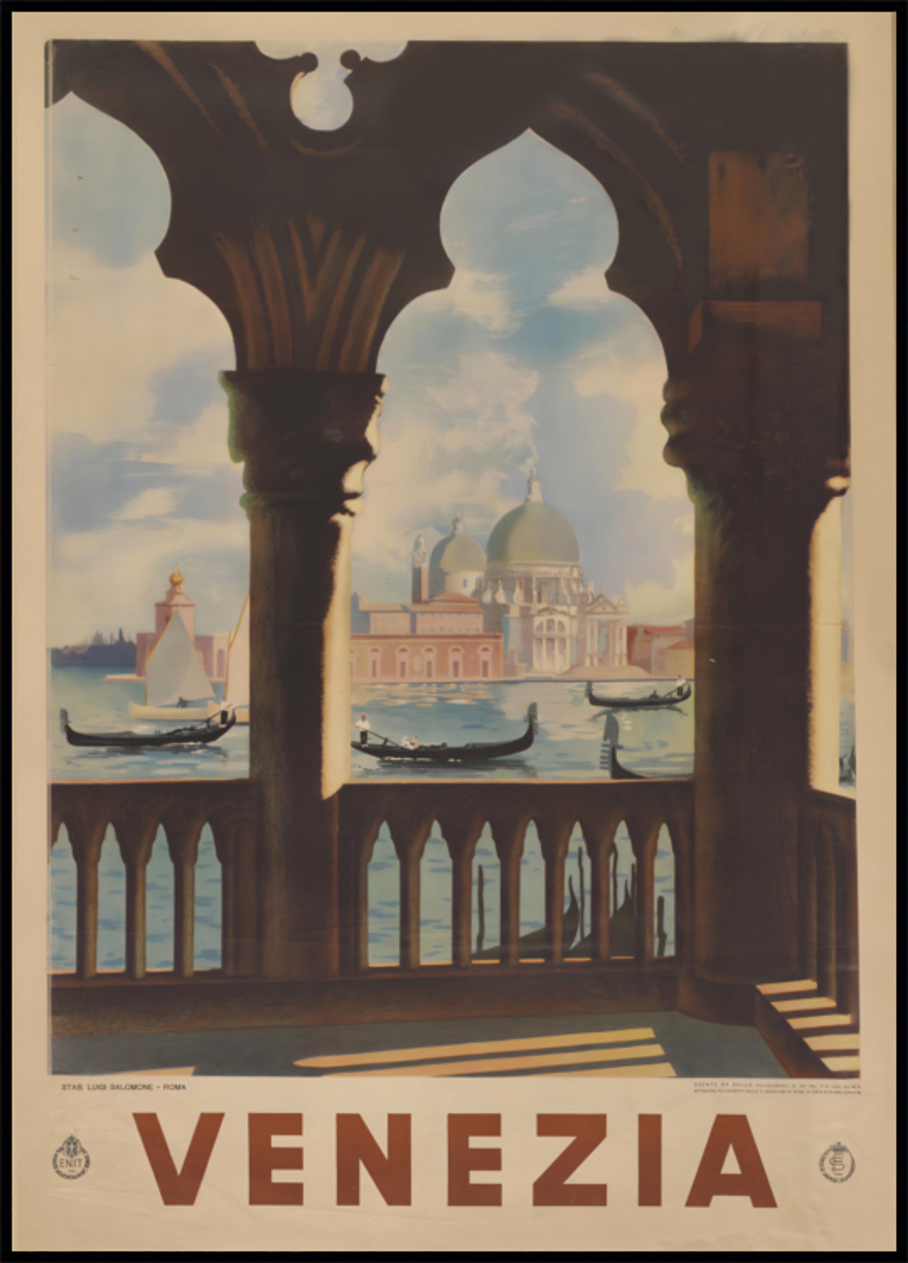 Blick auf den Canal Grande von Venedig