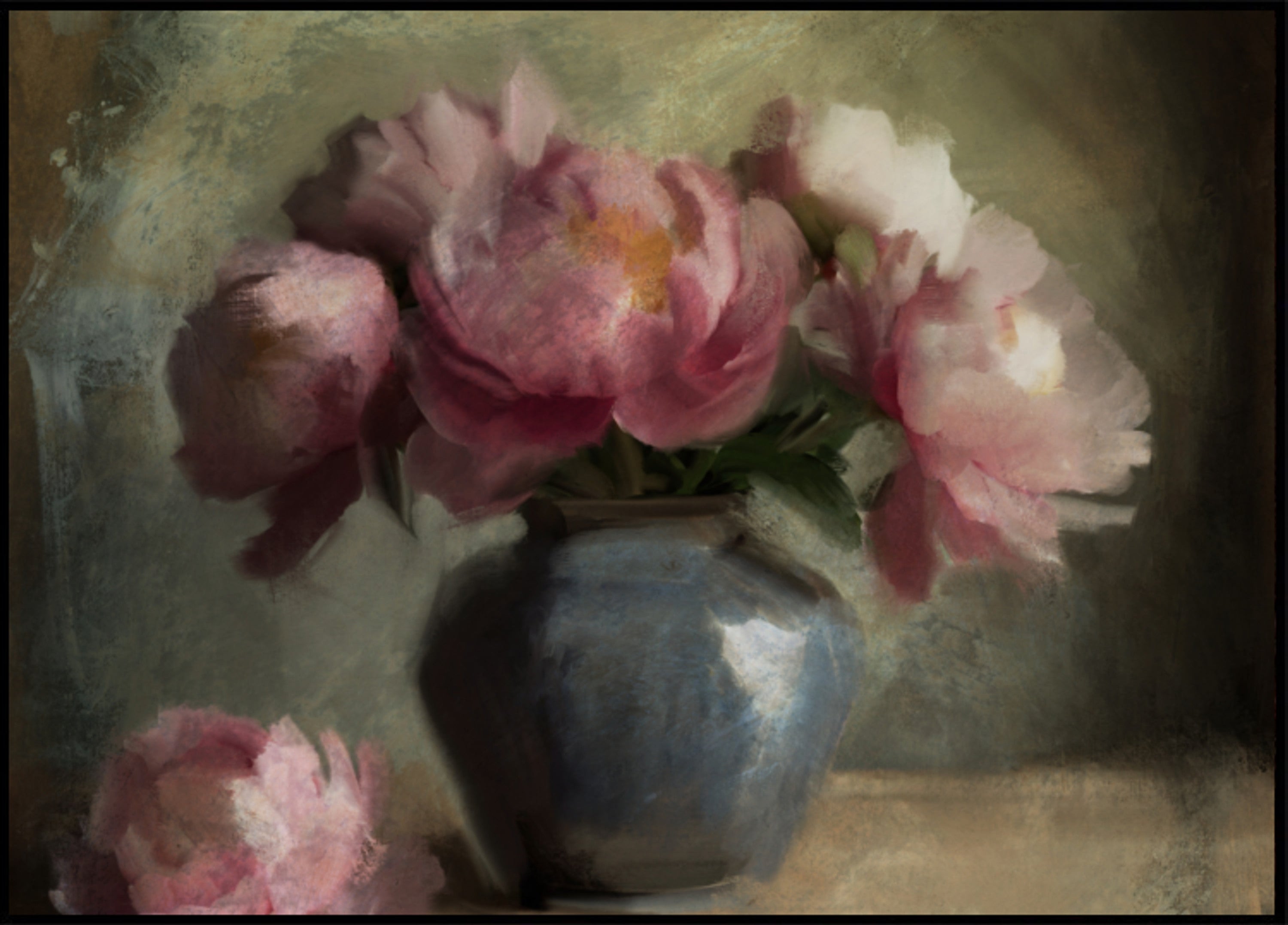 Pivoines Eine Rose