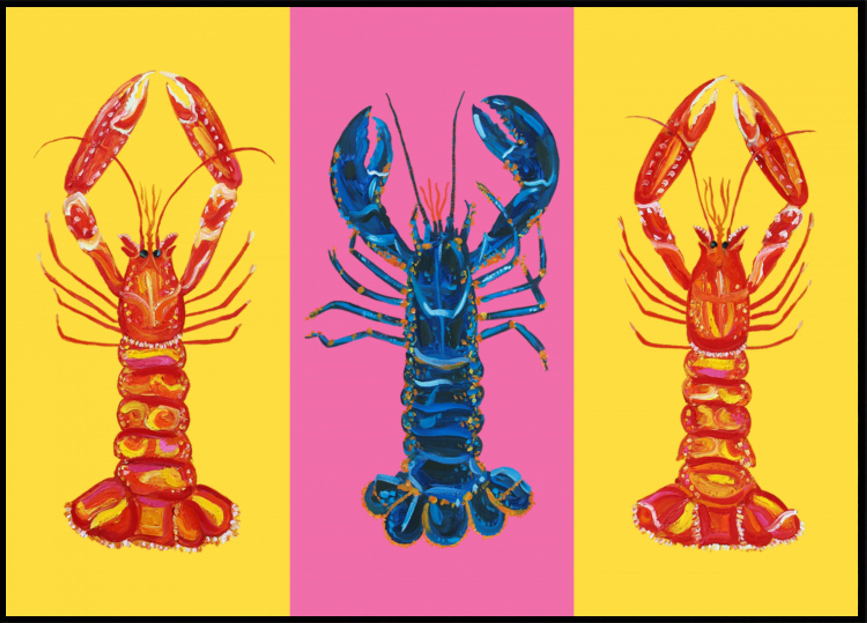 Hummer-Langustinen-Pop-Art 2