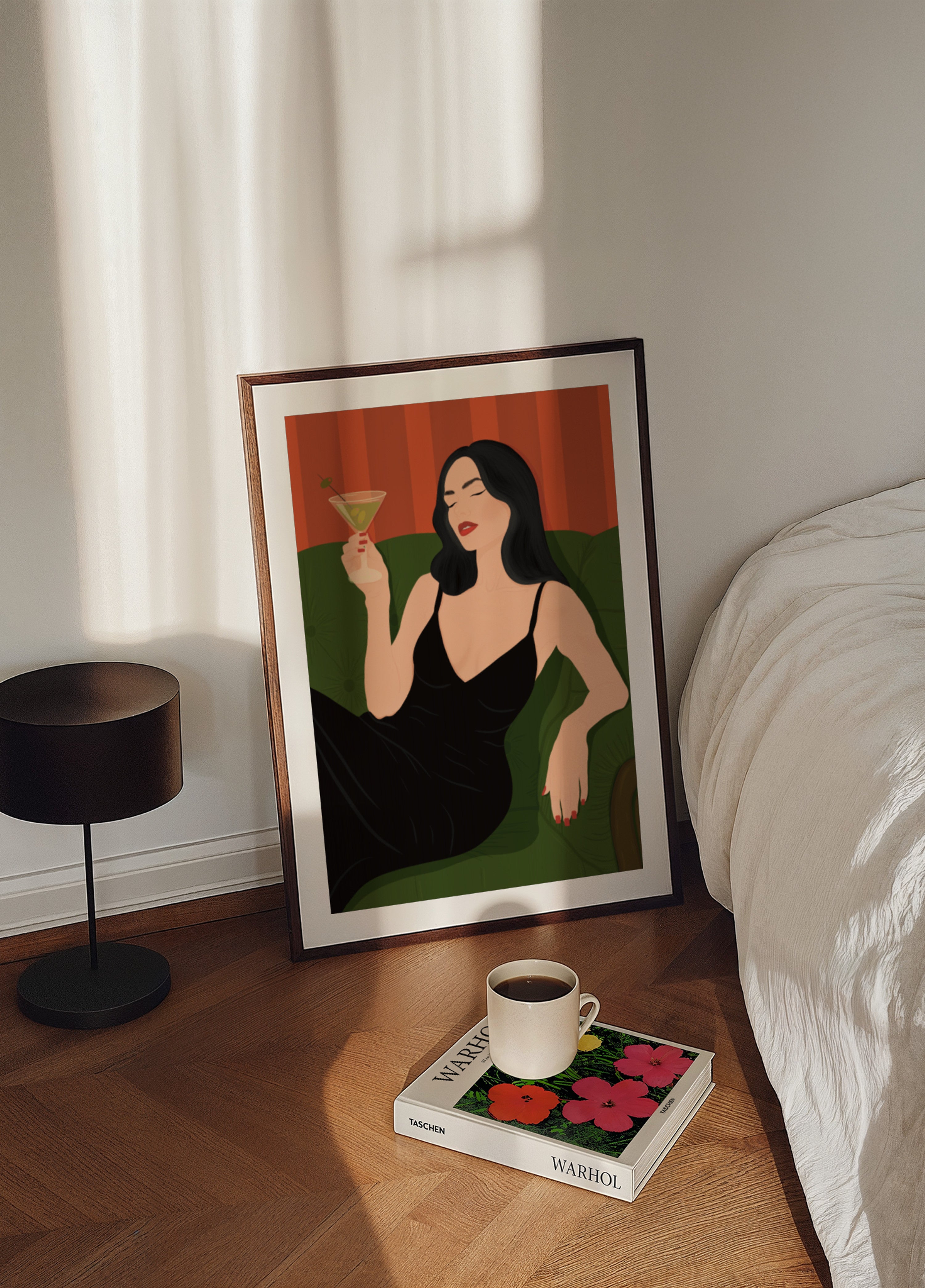 Elegante Martini-Lady