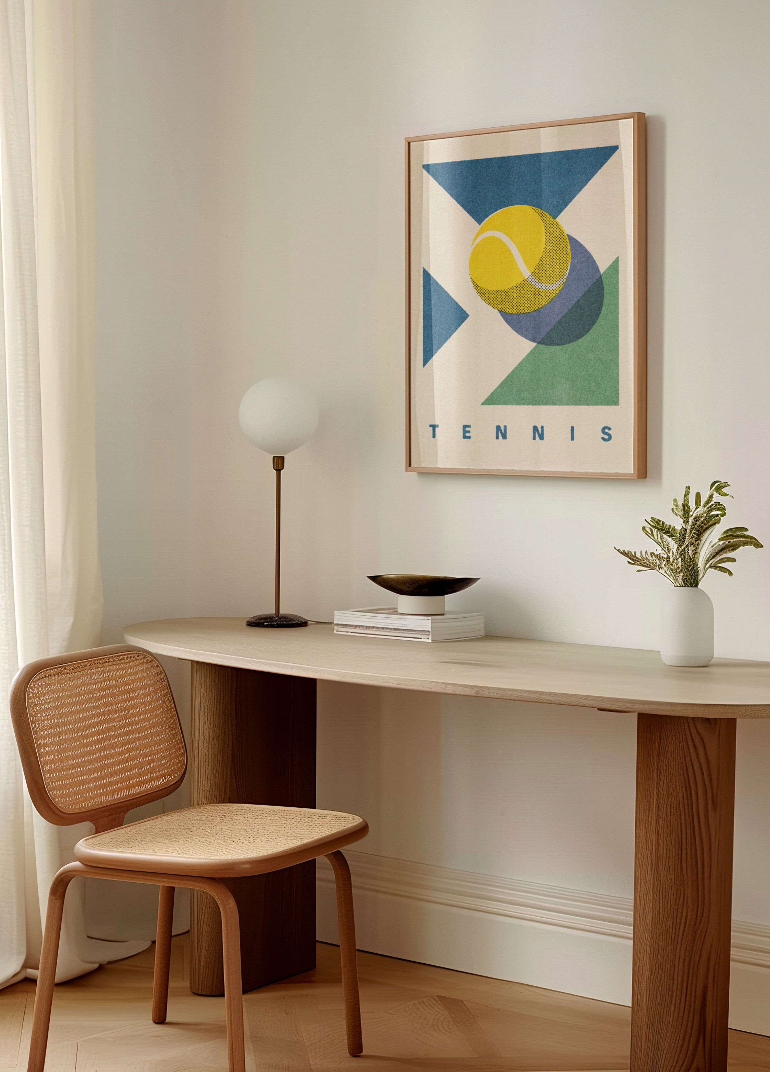 Geometrischer Tennisball