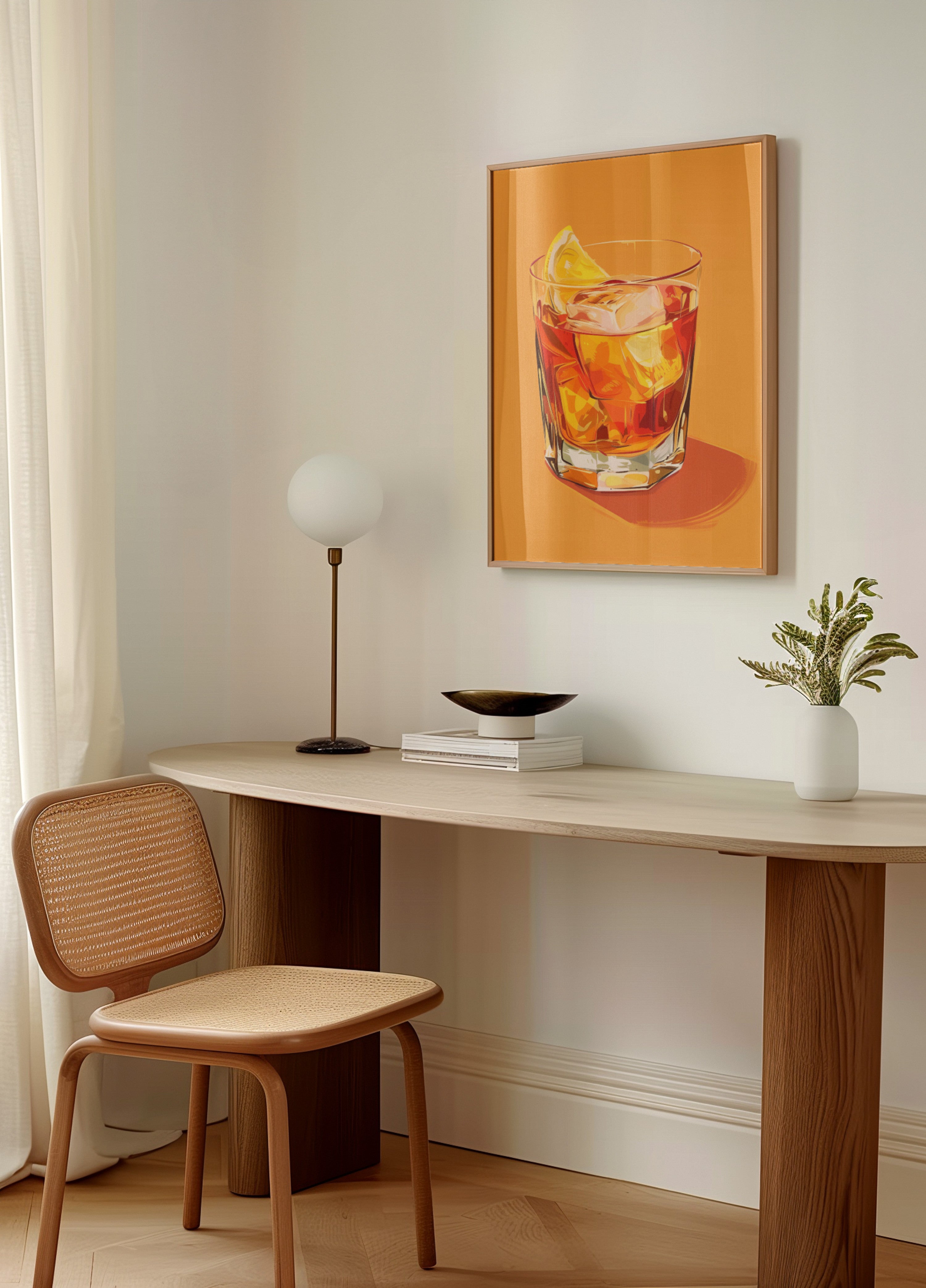 Erfrischender Orangencocktail