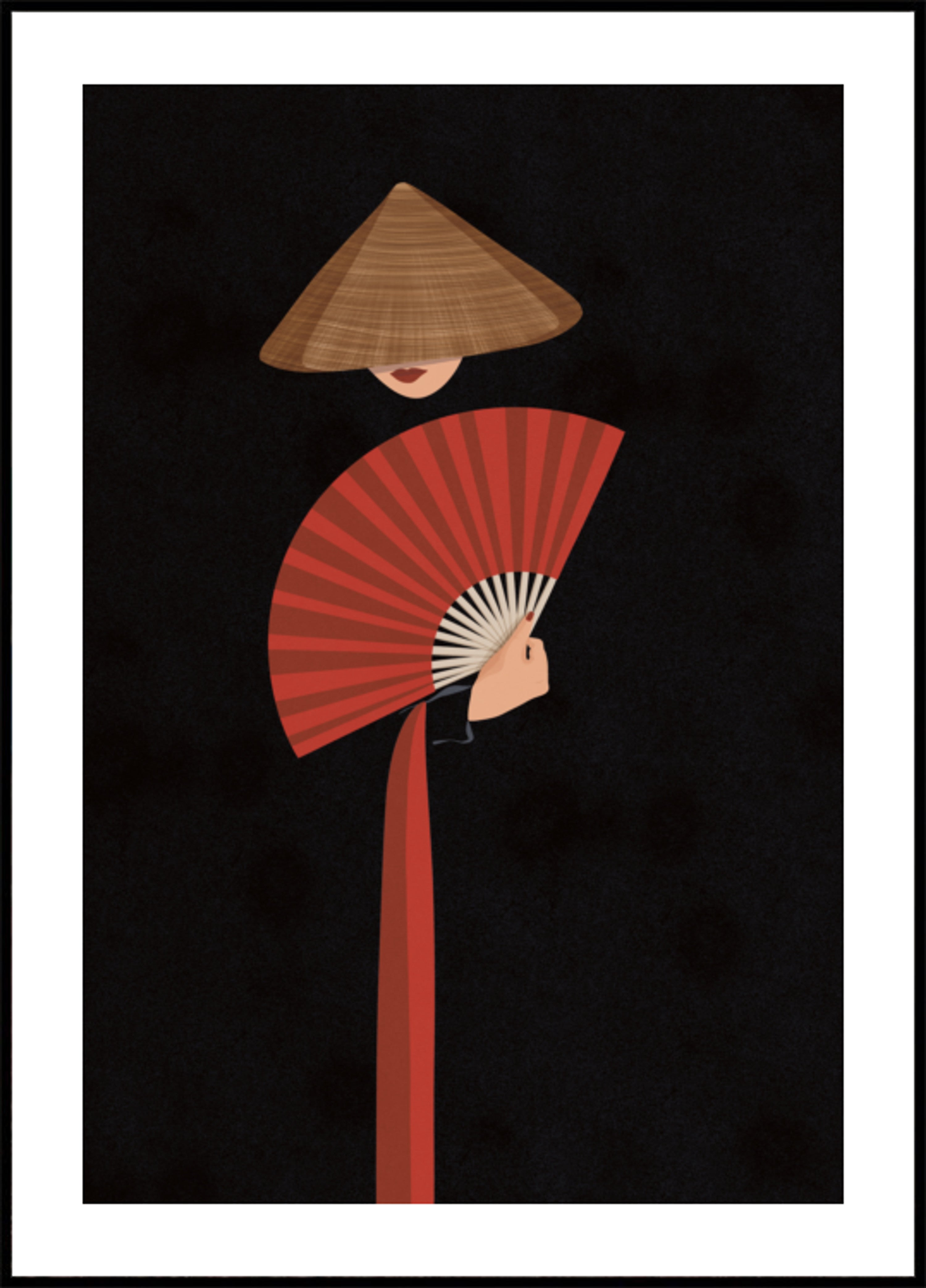 Eleganter asiatischer Fächer