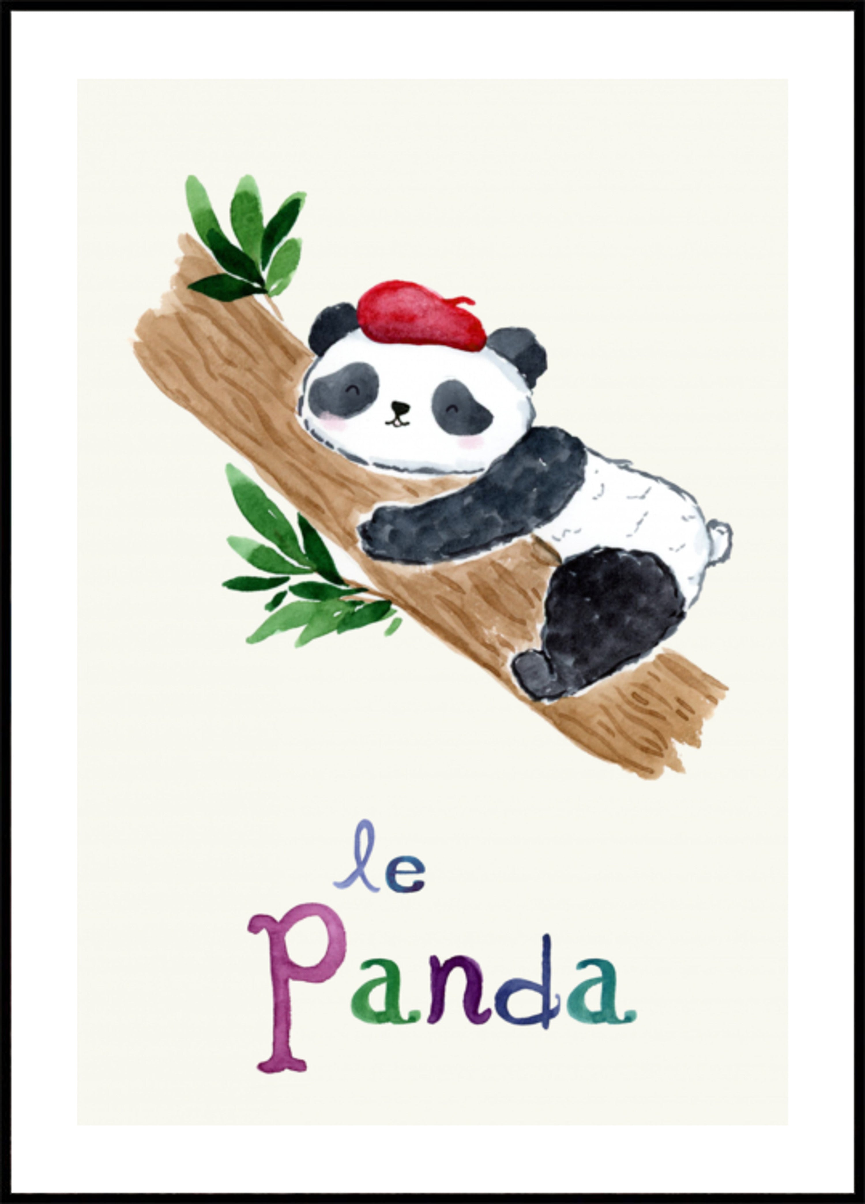 Schlafender französischer Panda