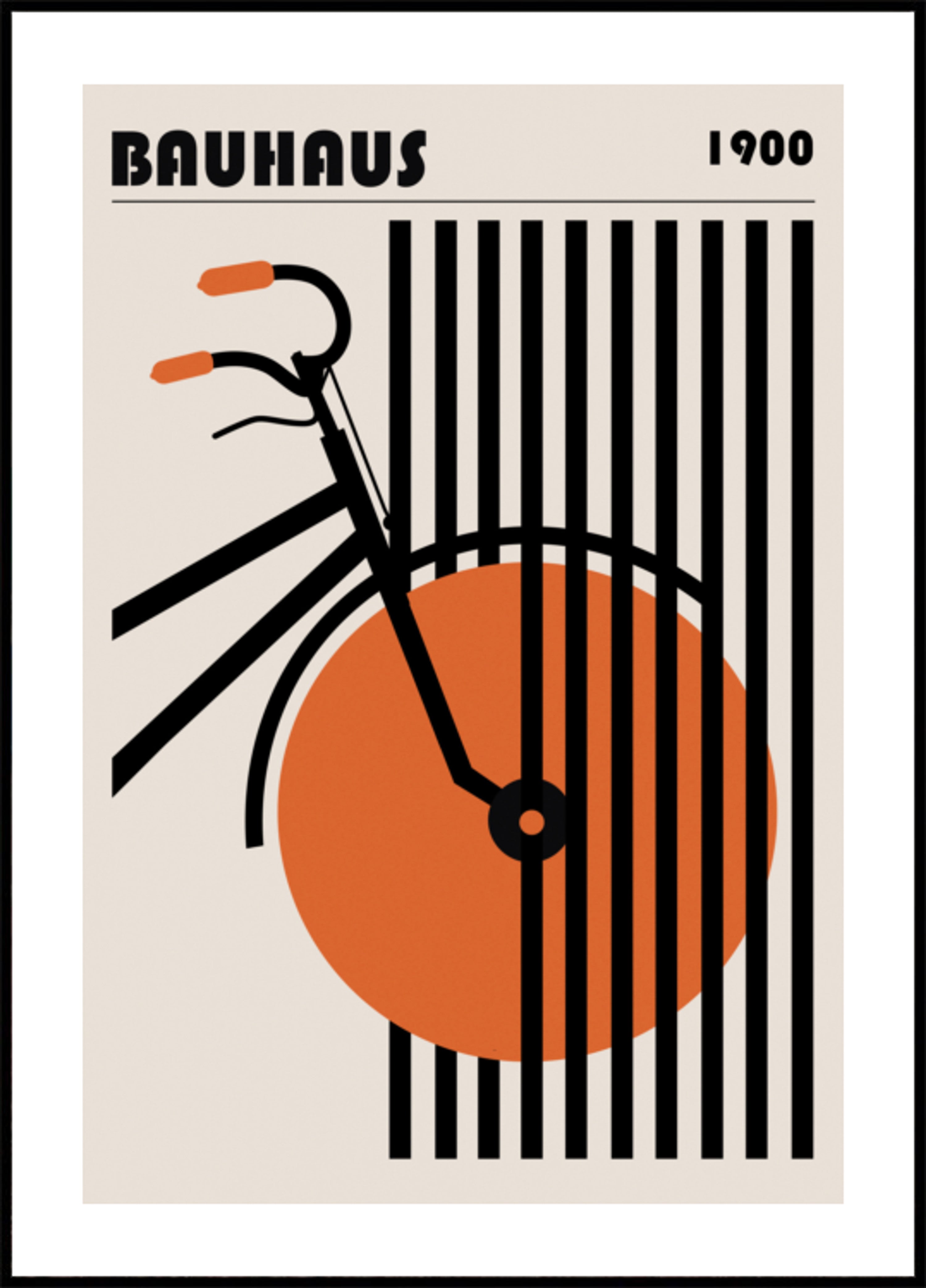 Geometrisches Fahrraddesign