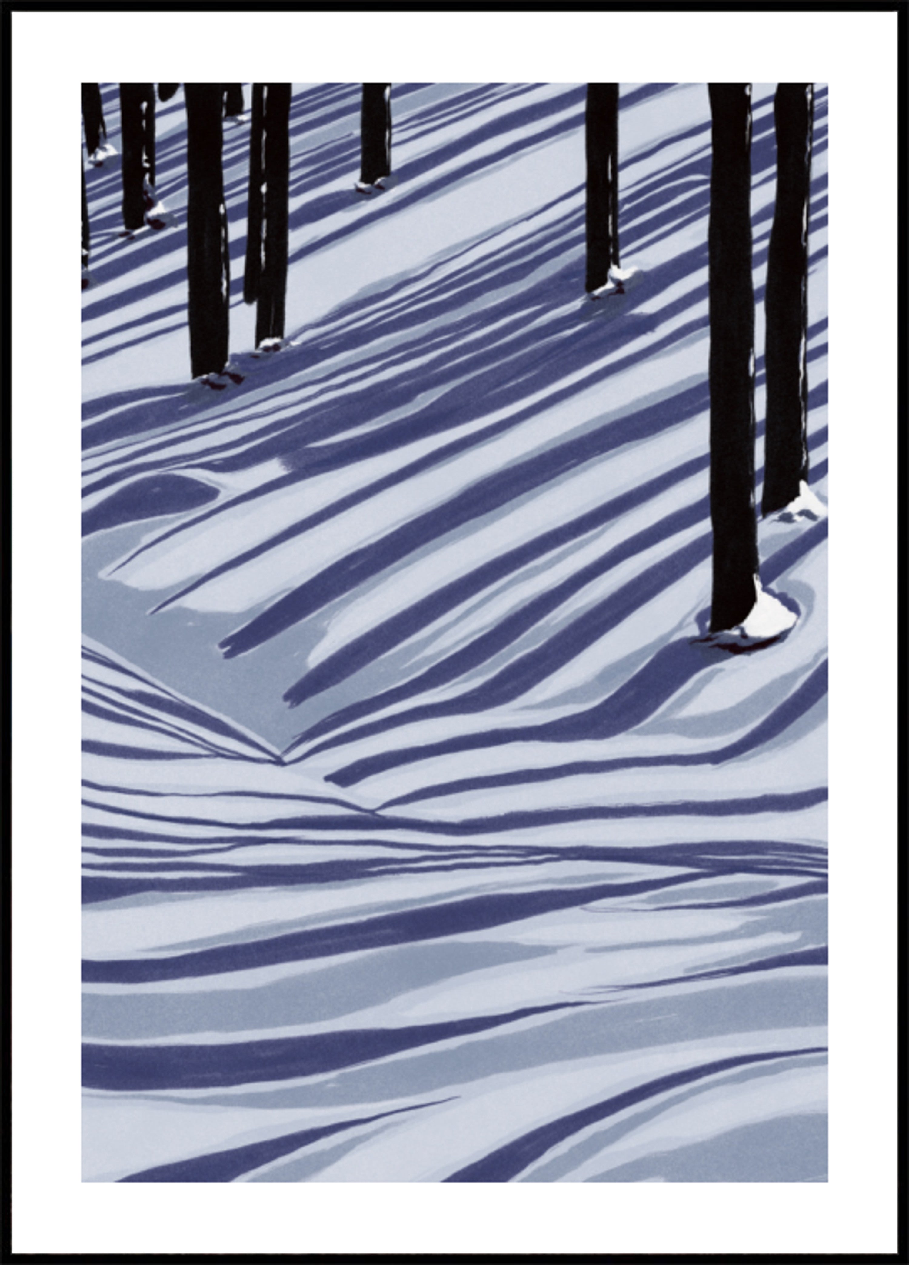 Winterwaldschatten