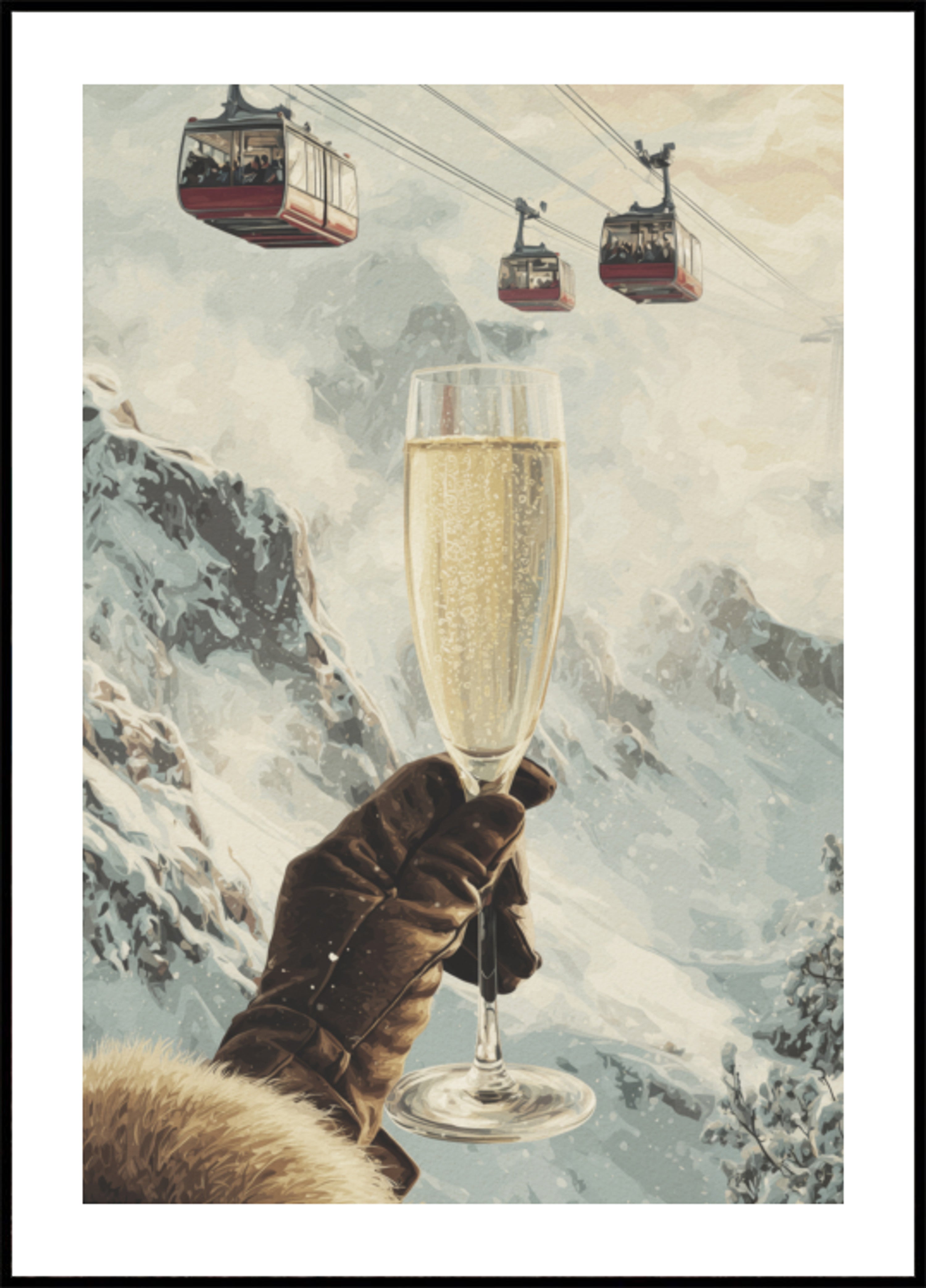 Champagner-Bergfest