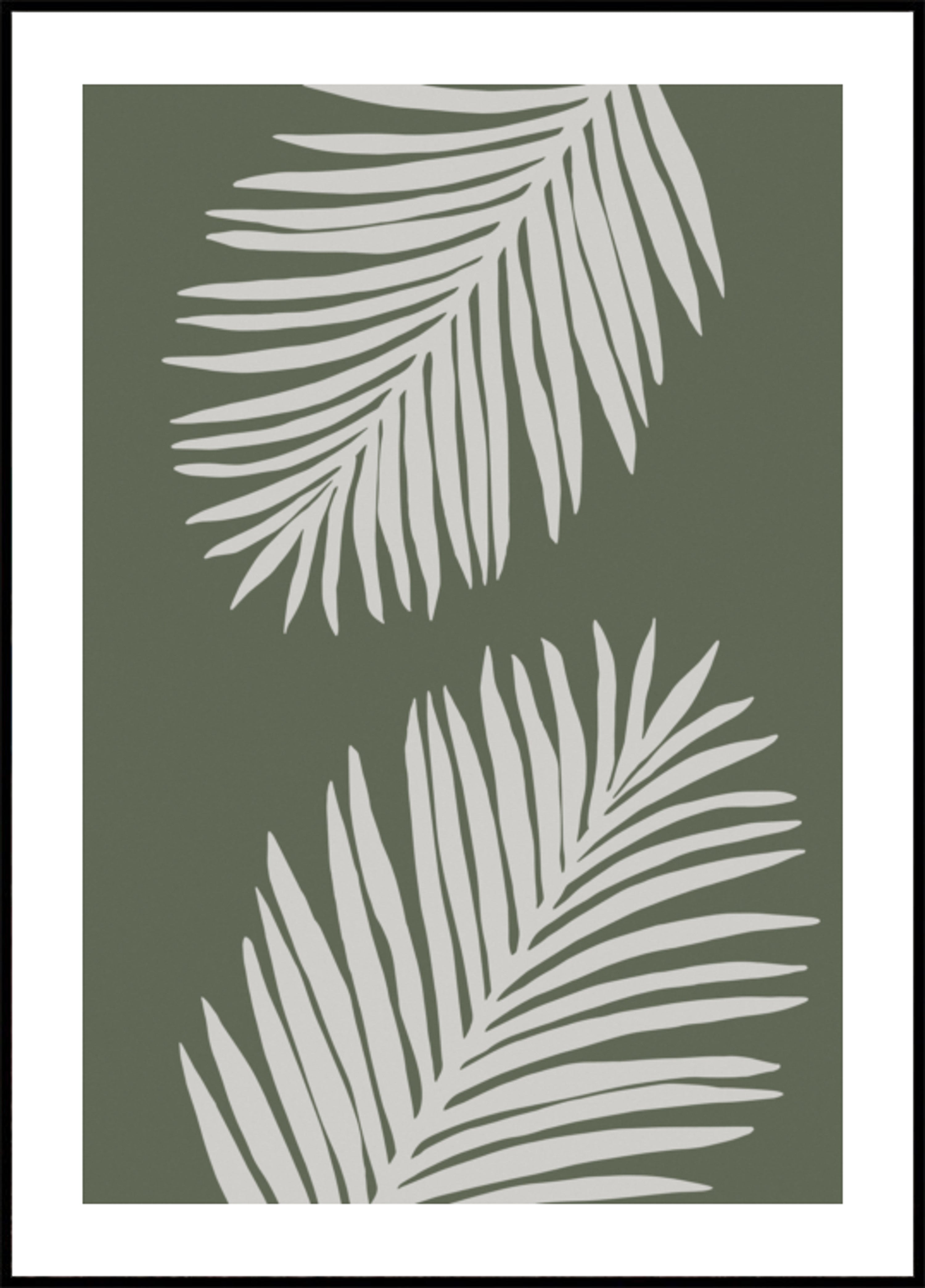 Ruhige Palmblätter
