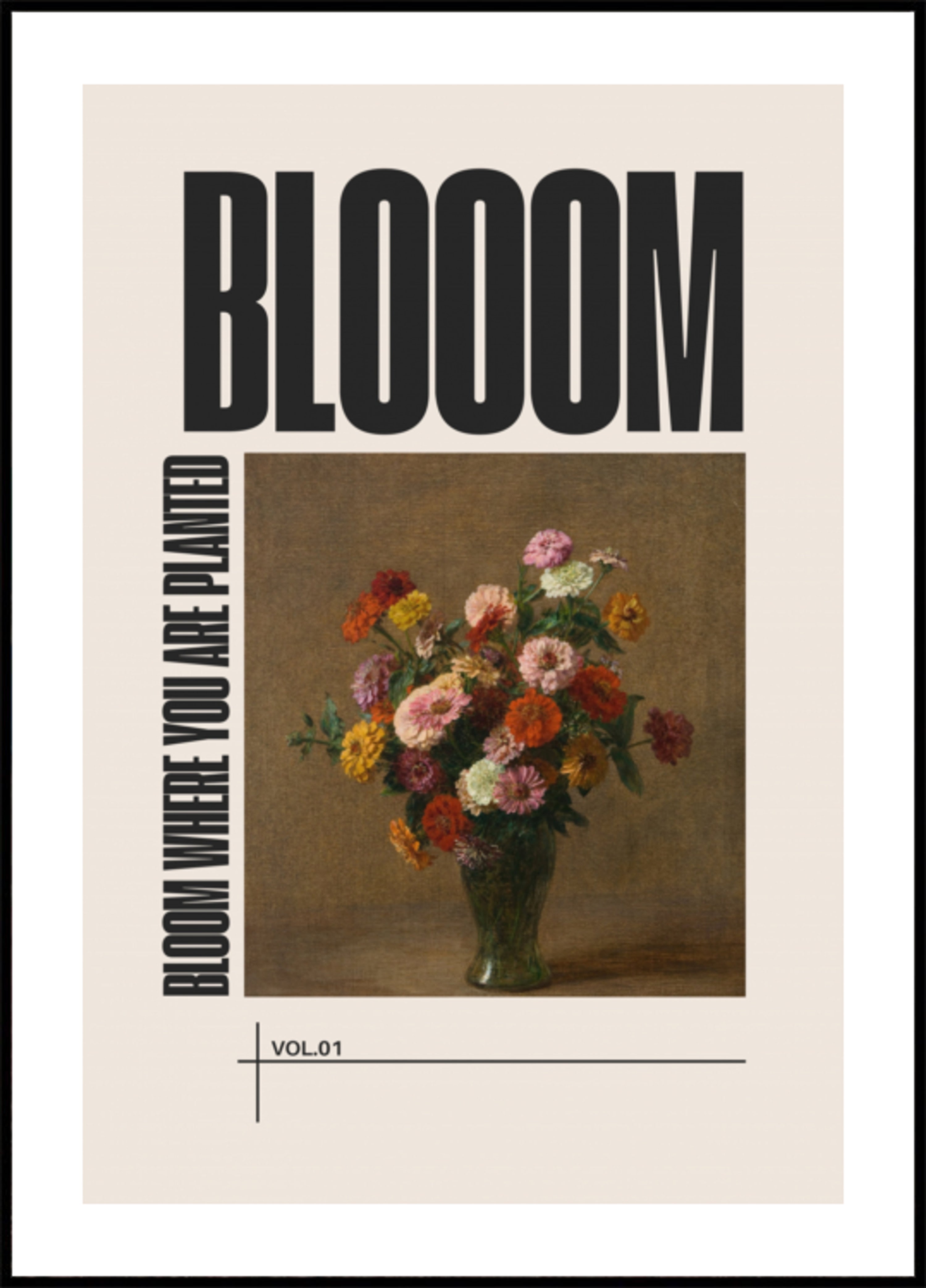 Lebendiges Blumenstillleben