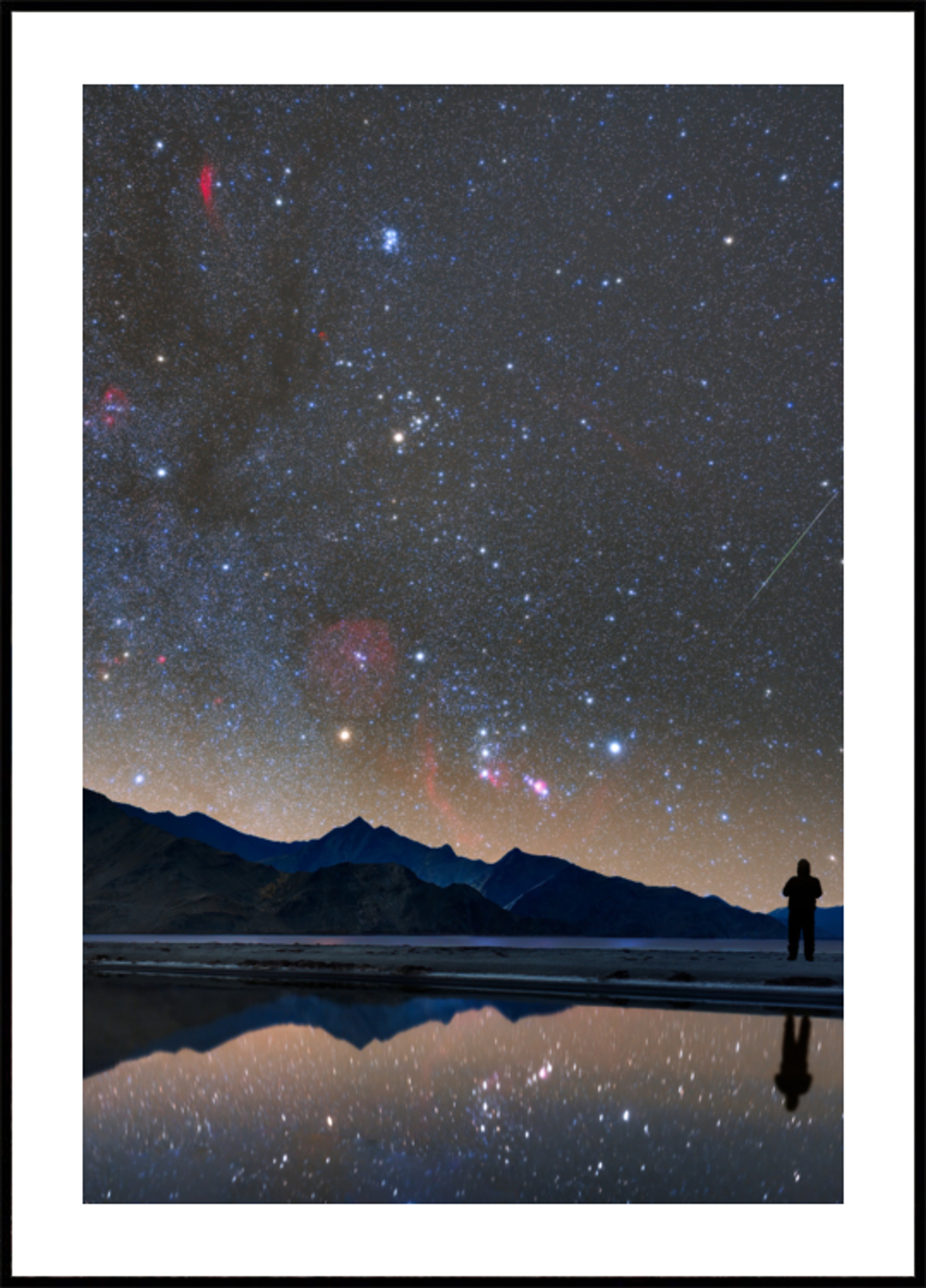 Stargazer Nachthimmelreflexion
