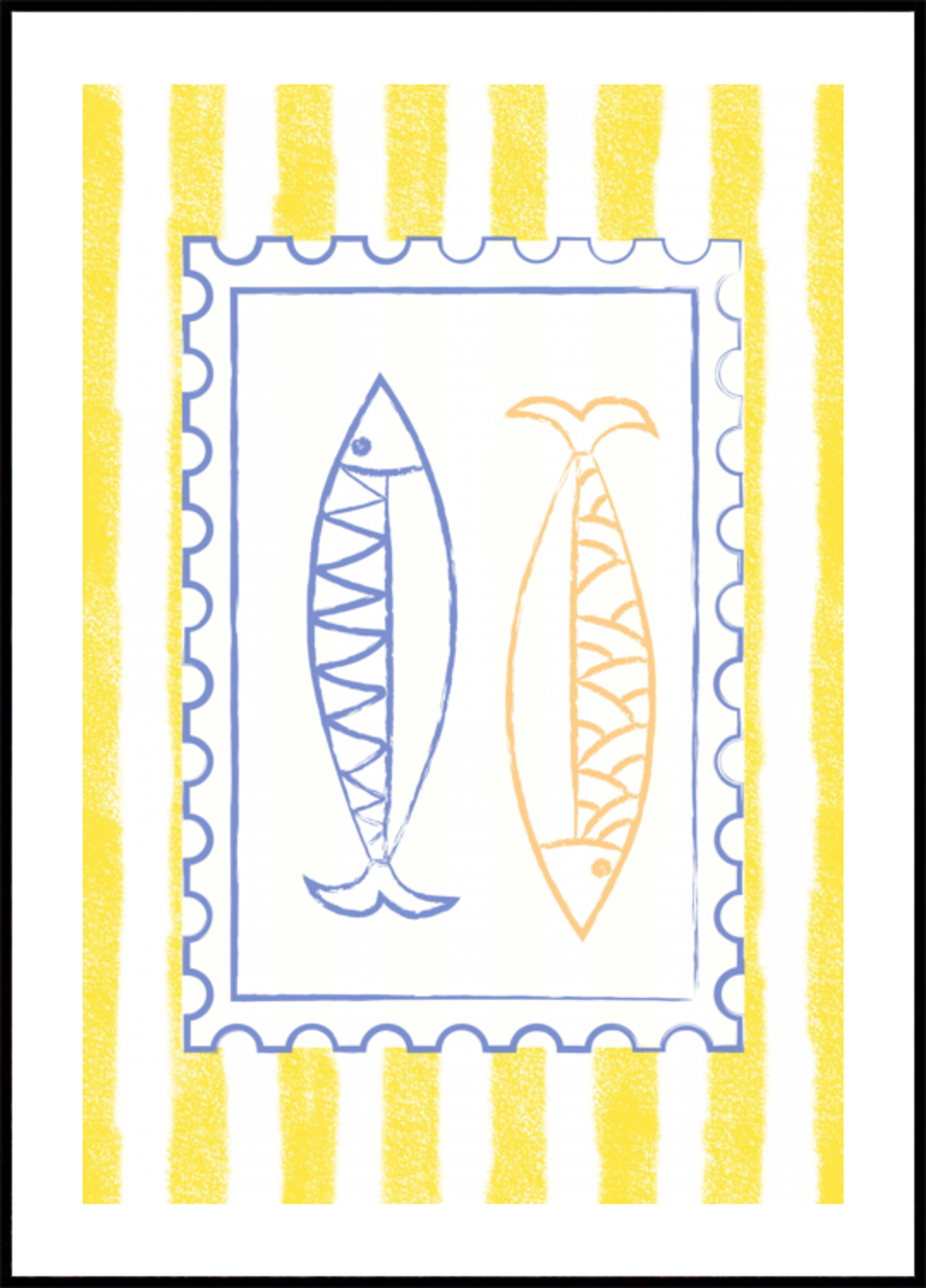 Küstenfisch-Stempel