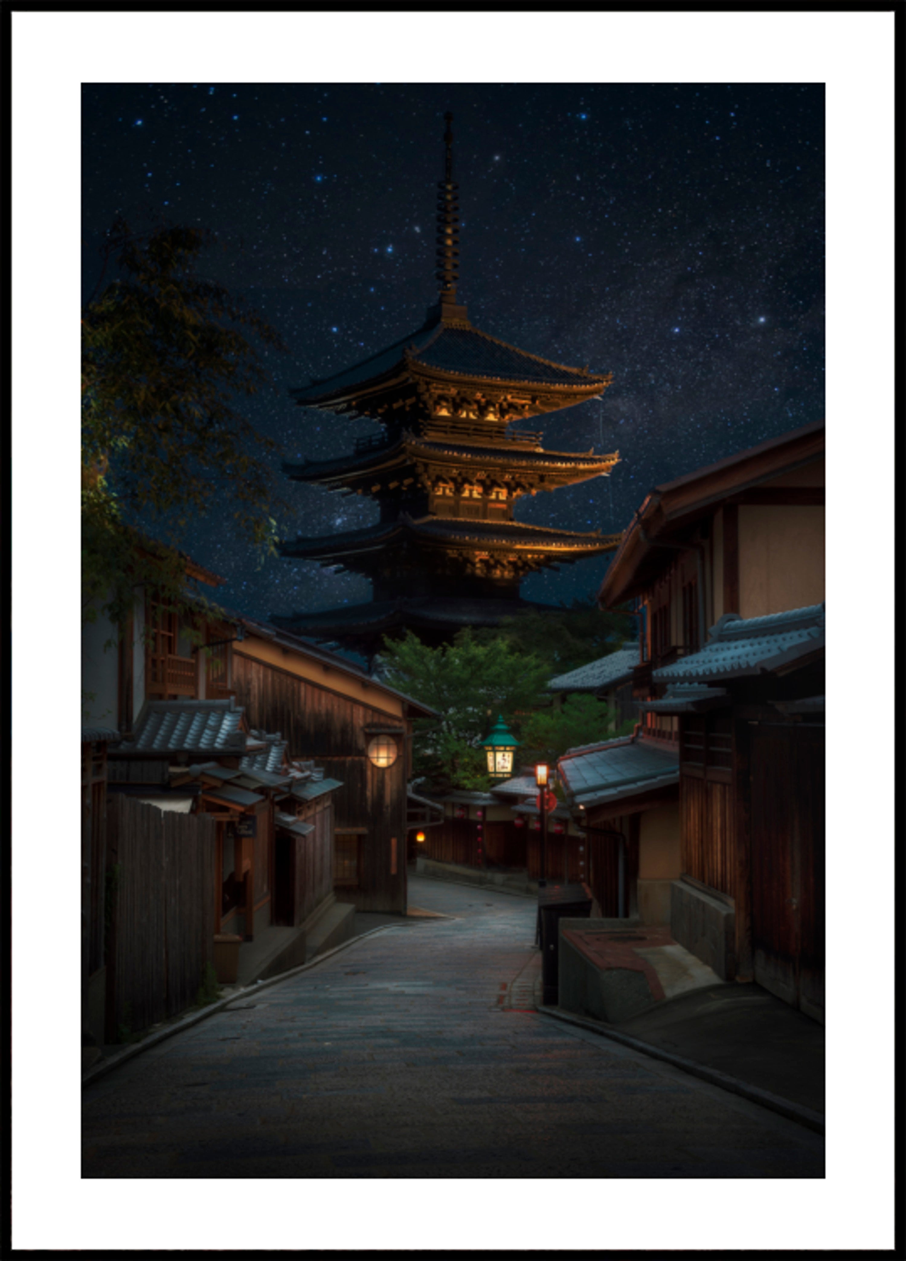 Sternennacht der Kyoto-Pagode