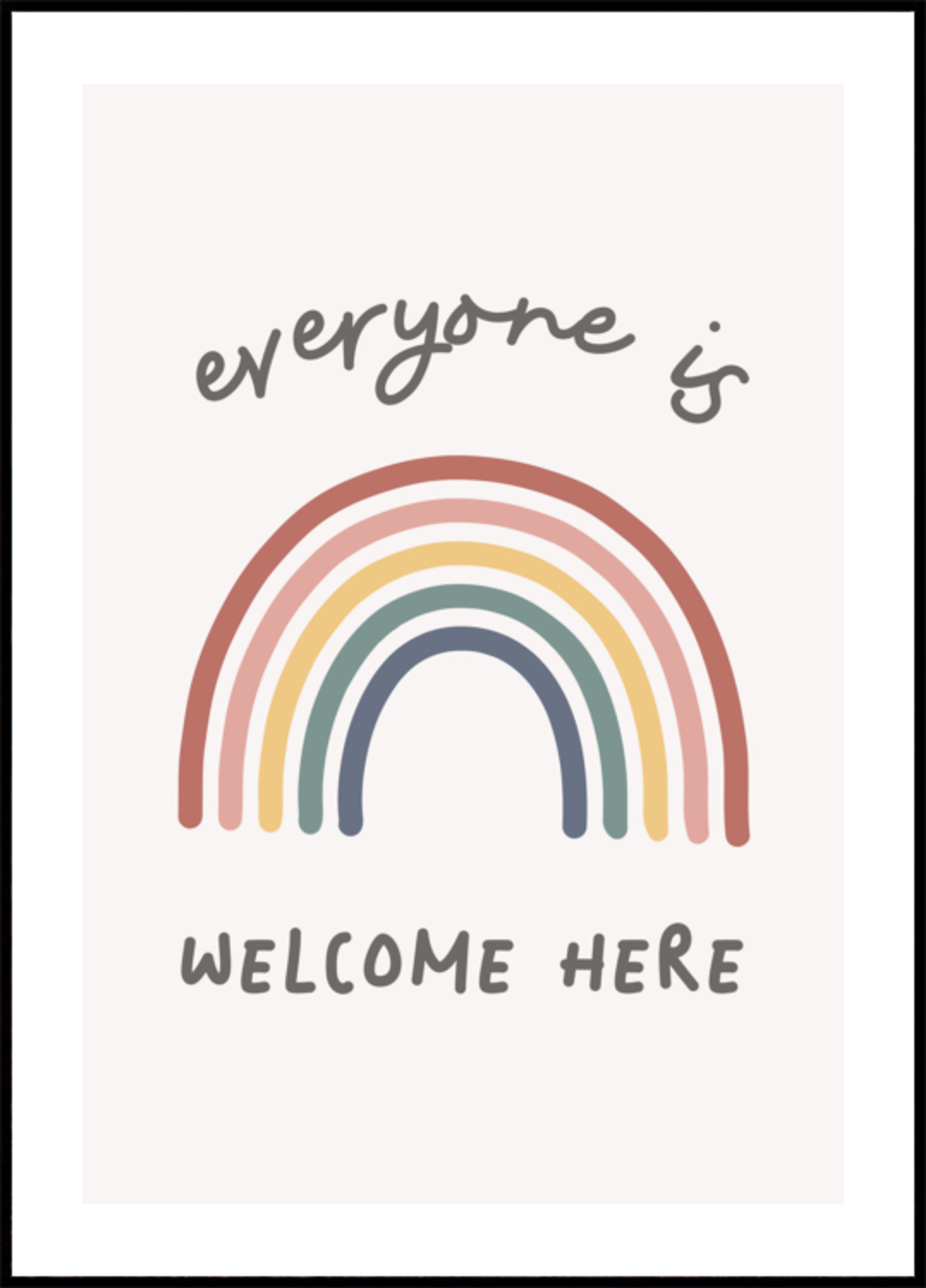 Alle sind willkommen, Regenbogen