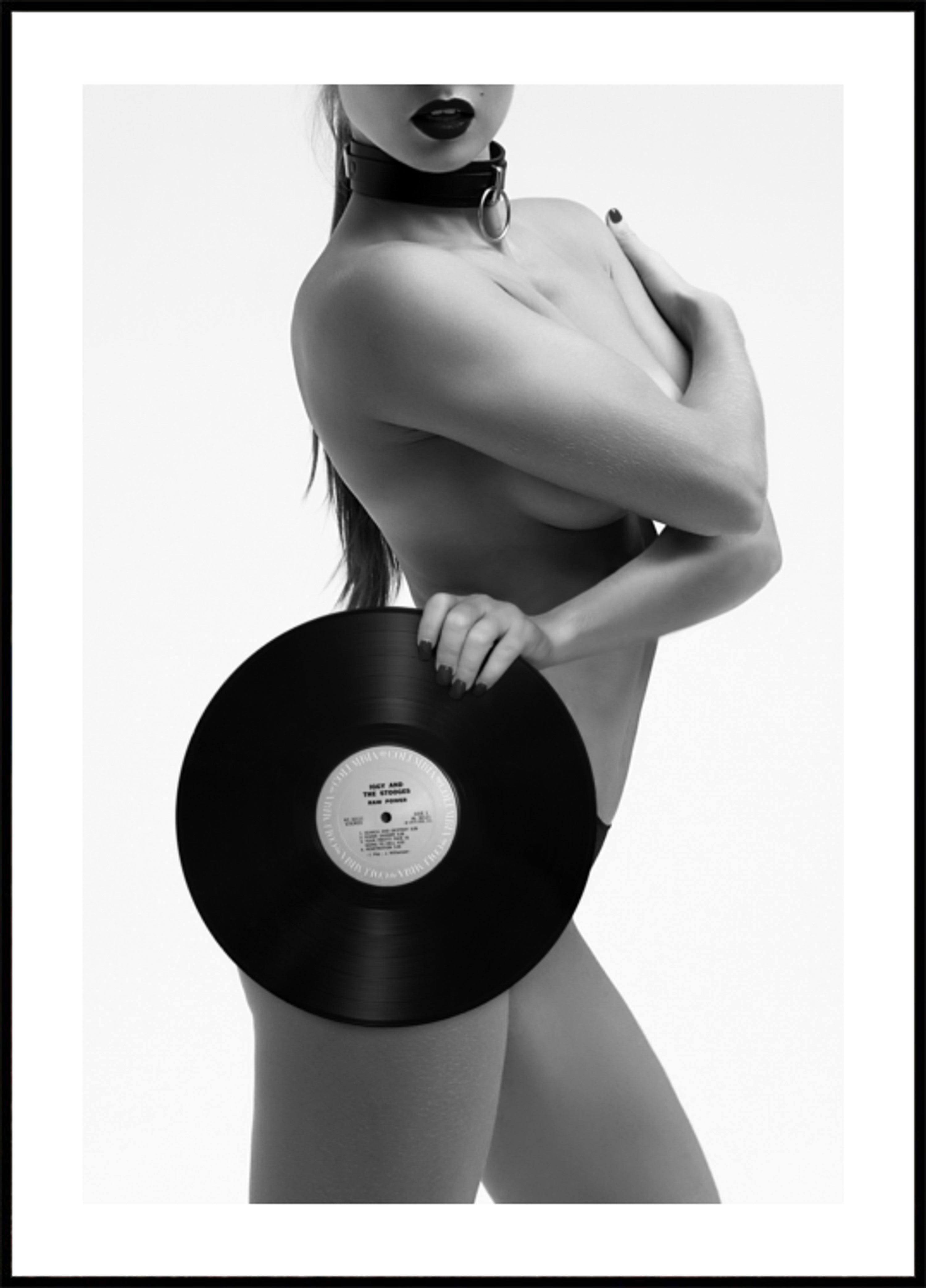 Dunkle Vinyl-Schönheit