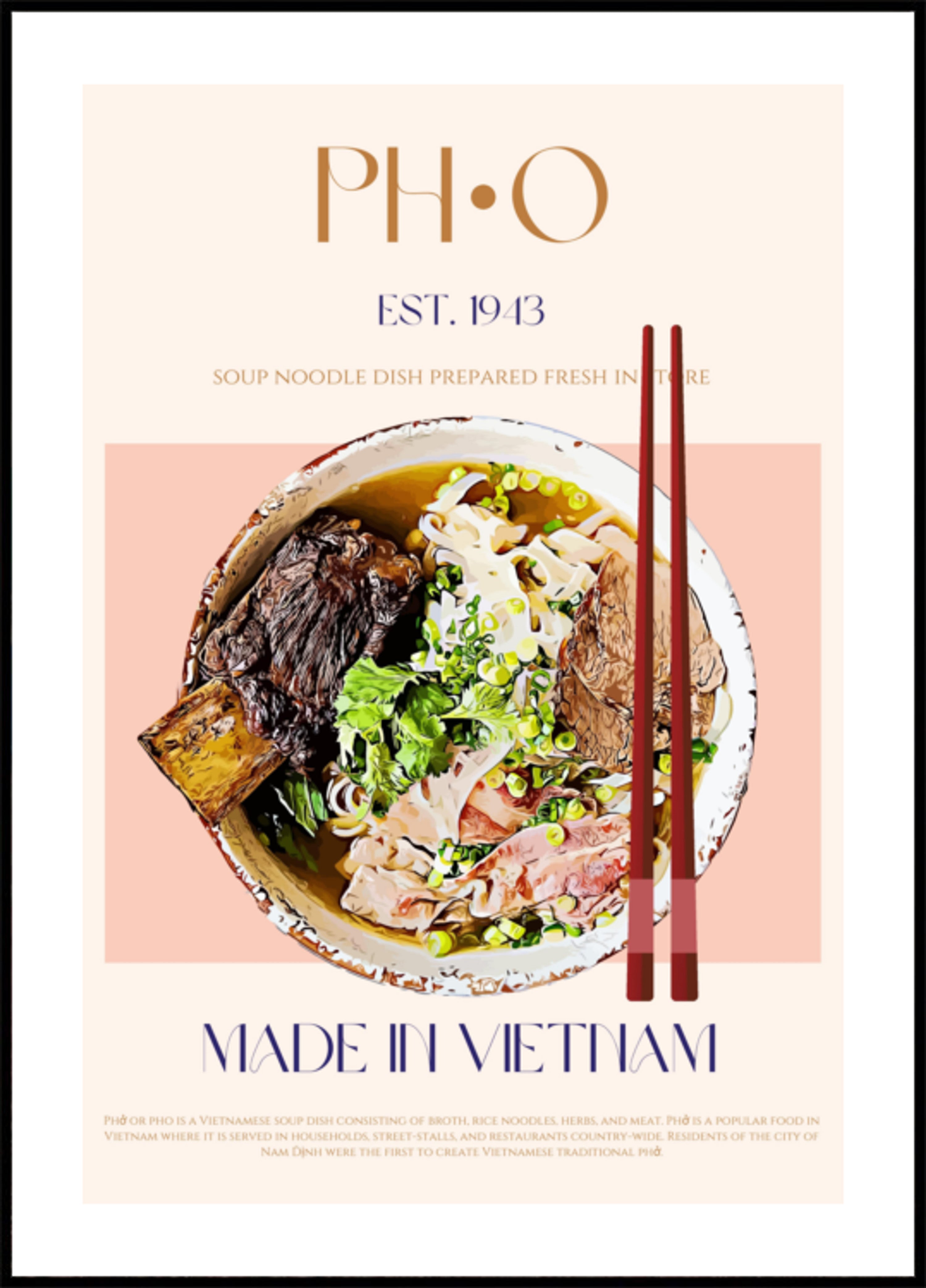 Authentisches Rindfleisch-Pho