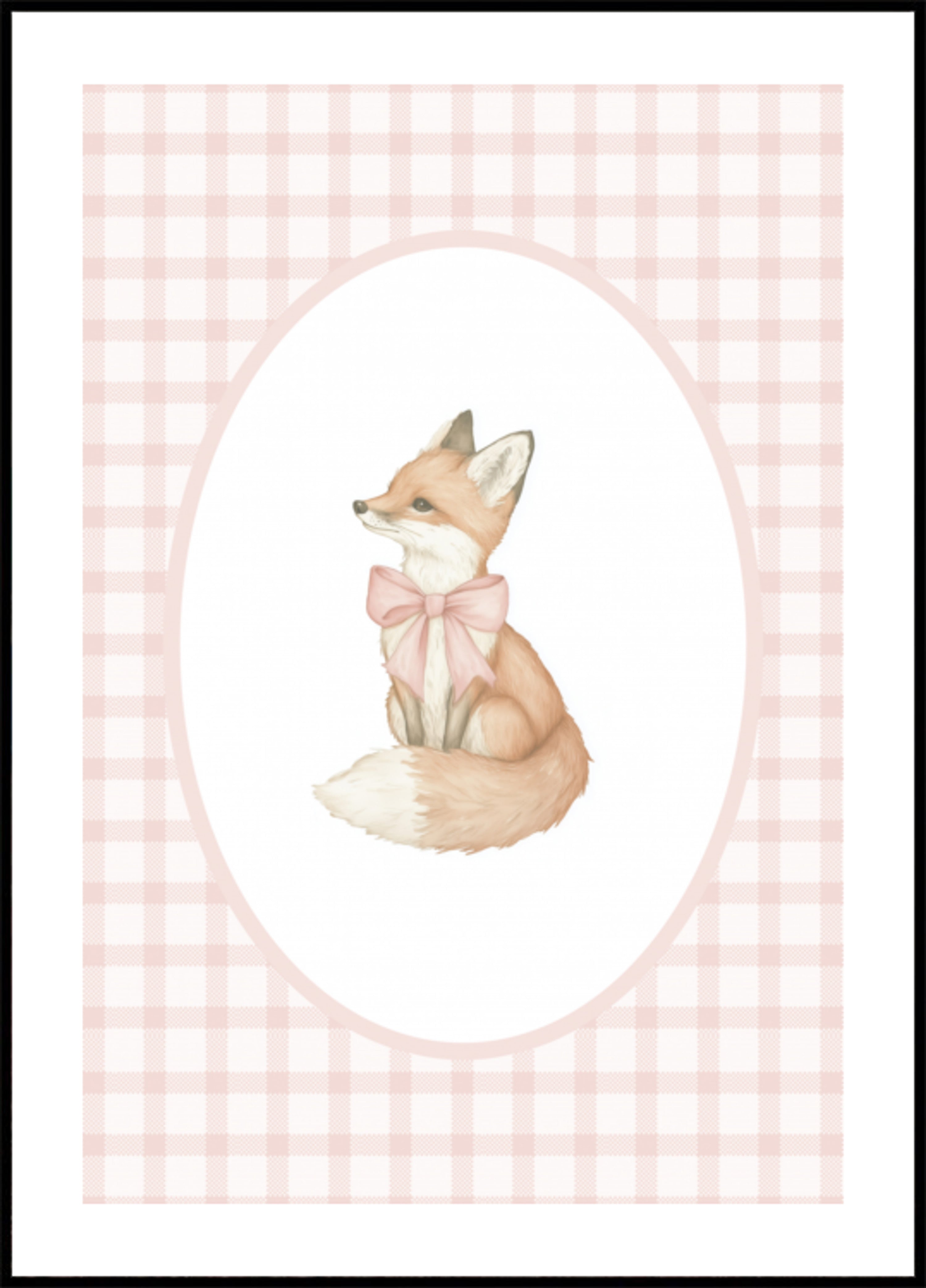 Bezaubernde Fuchs-Rosa-Schleife