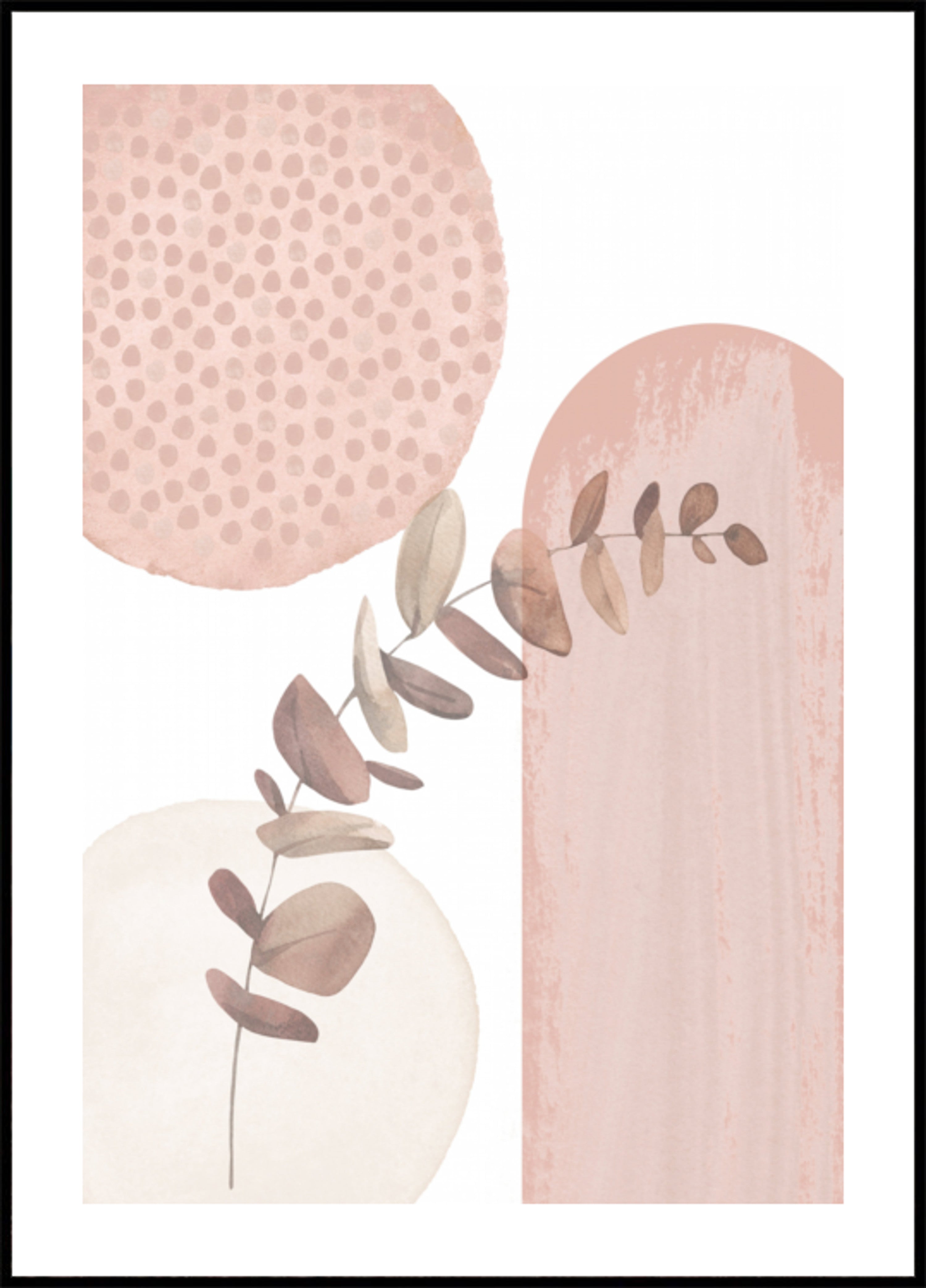 Weicher Eukalyptusbogen