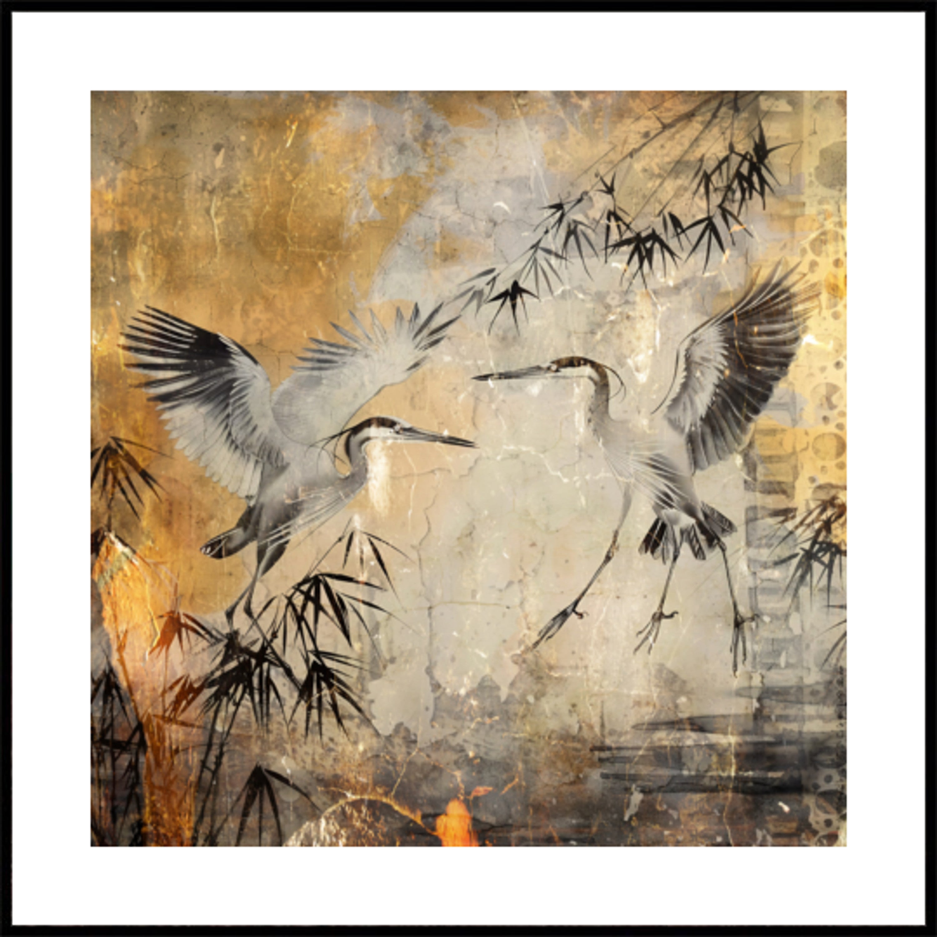 Vogel Vögel Tier Vintage Kunst Illustration Wallart 25