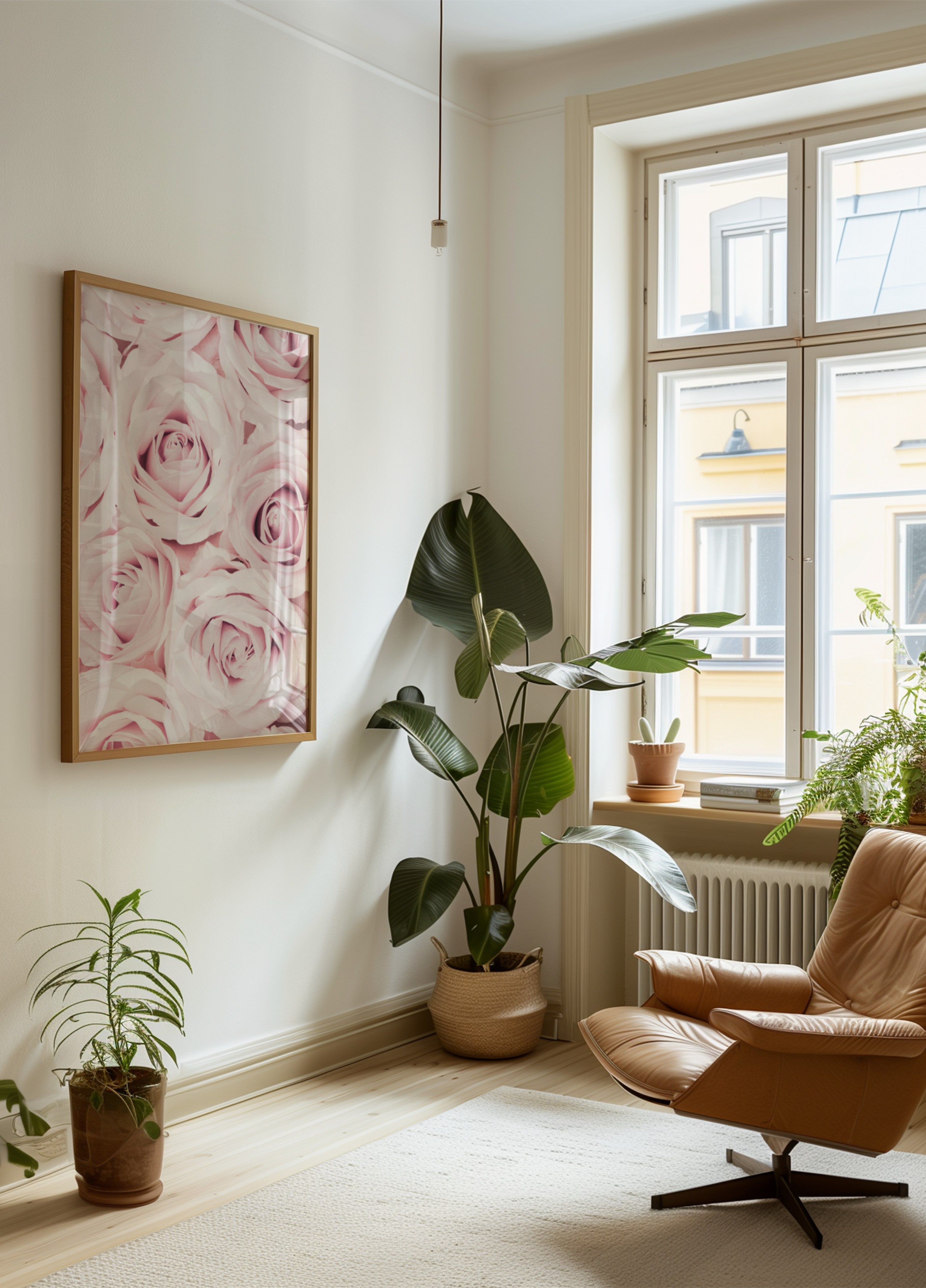 Zarte rosa Rosen