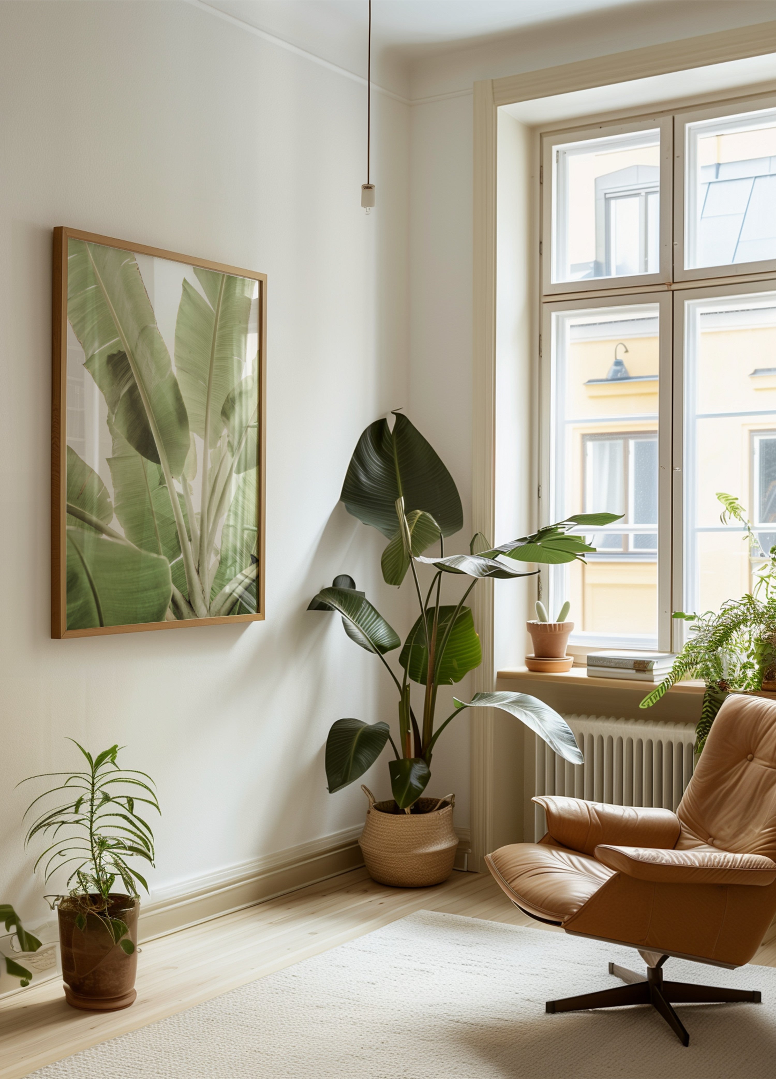 Grüne Blattlandschaft