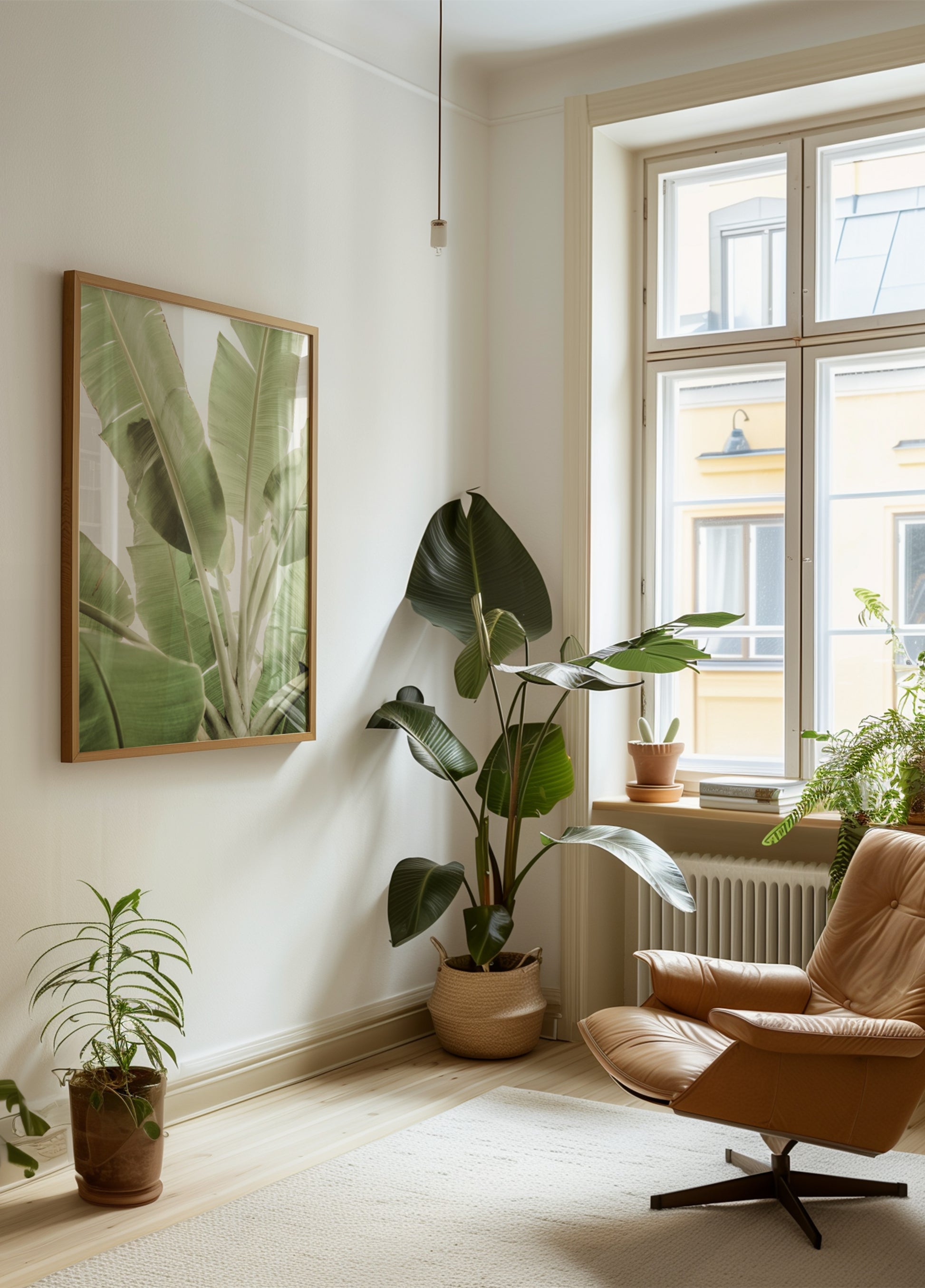 Grüne Blattlandschaft