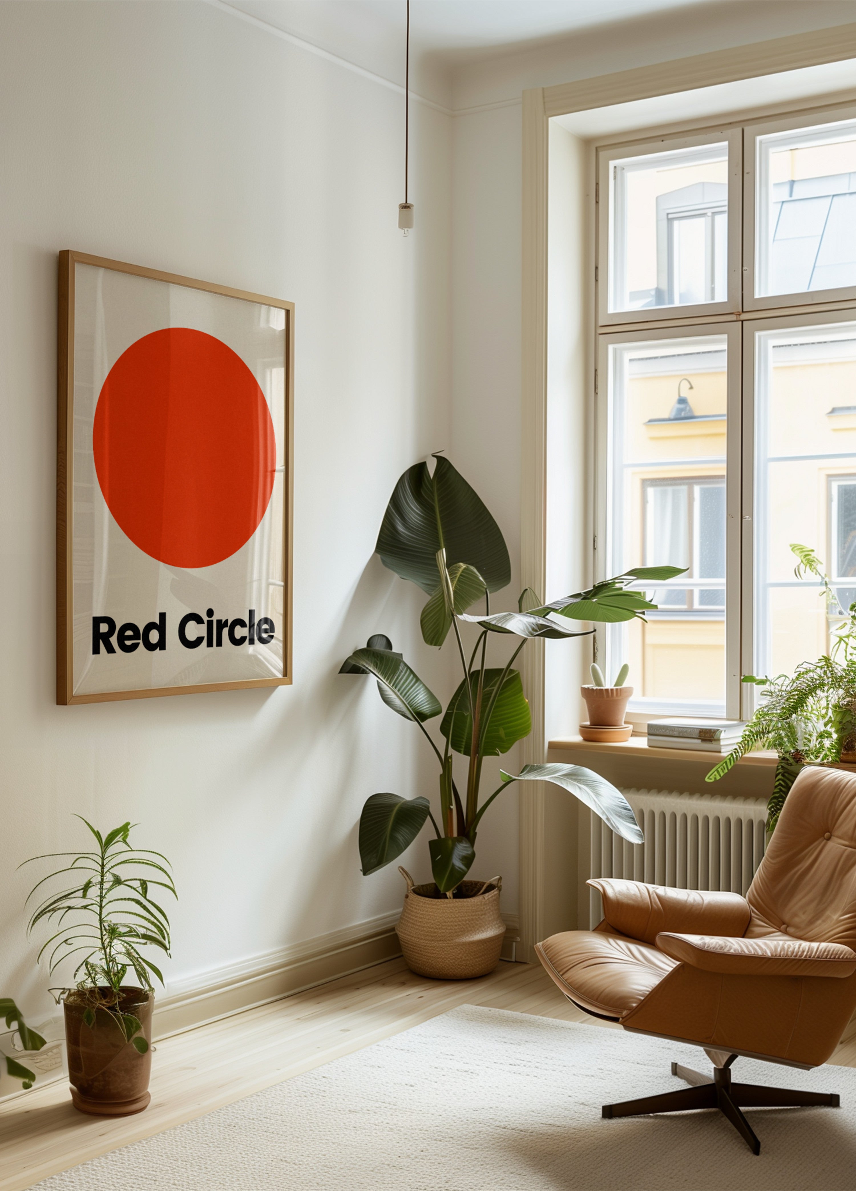 Fetter roter Kreis