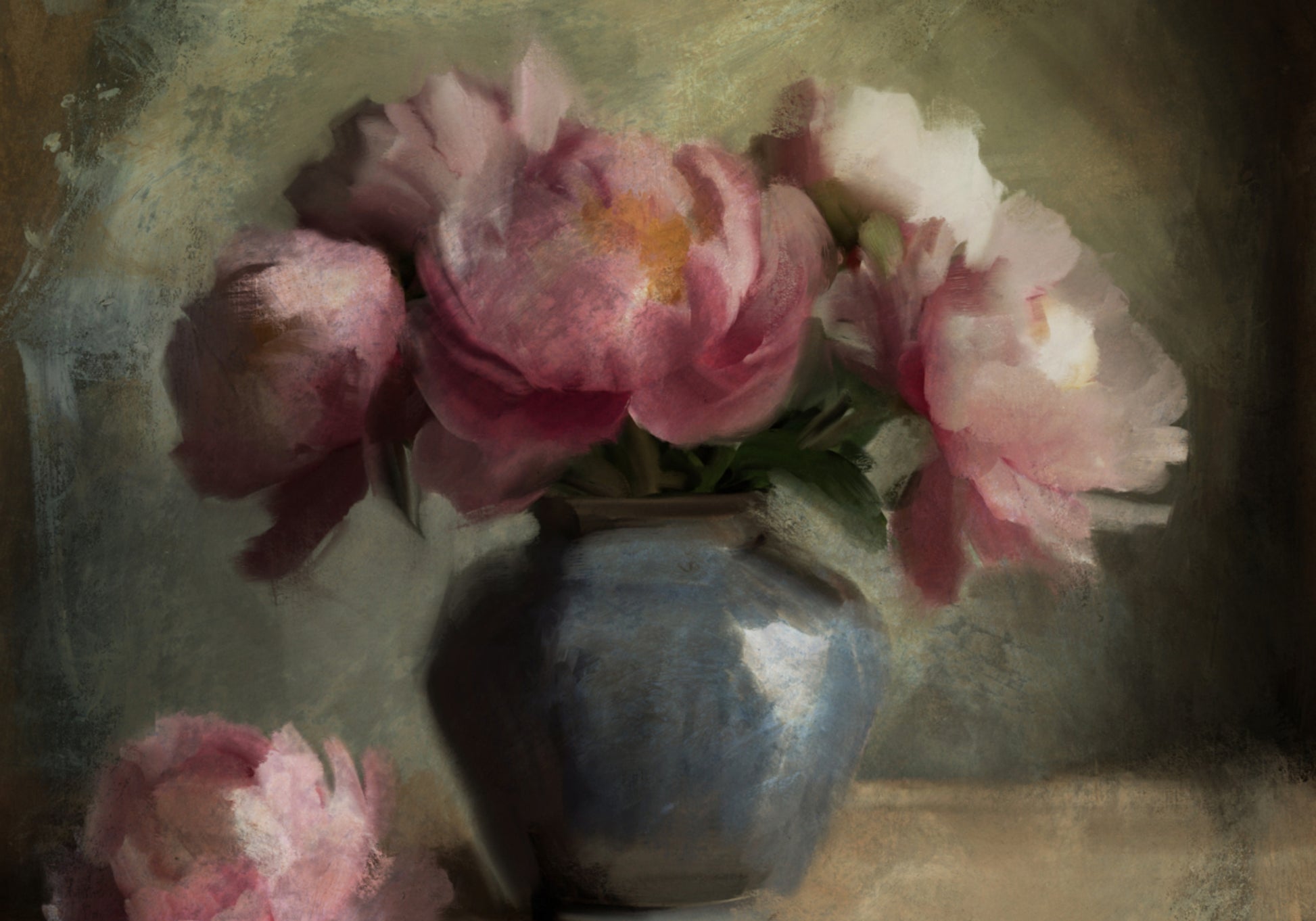 Pivoines Eine Rose