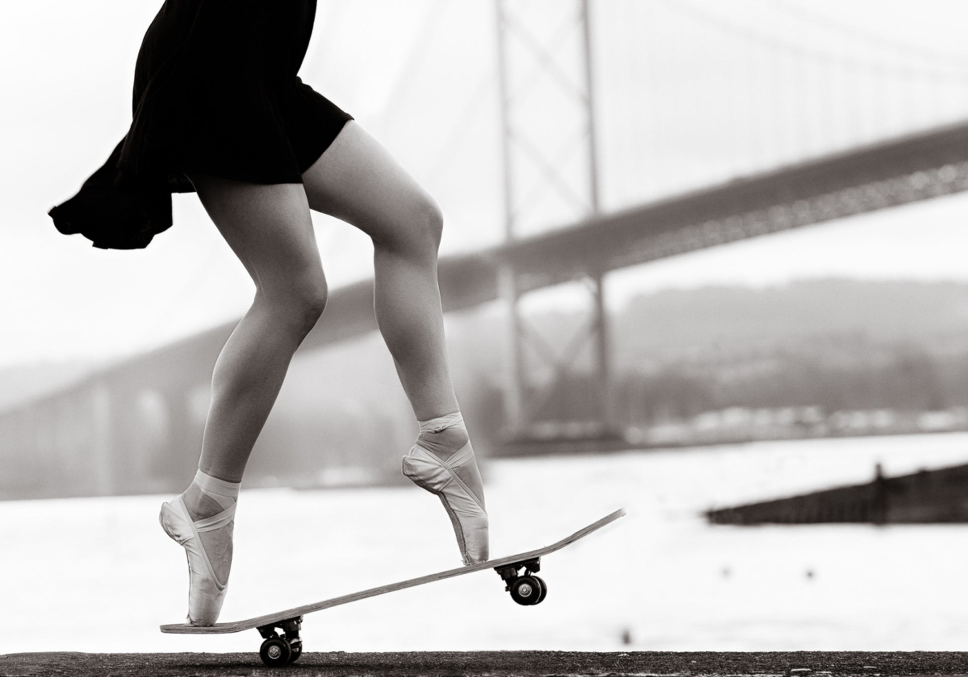 Ballett-Skater-Brücke
